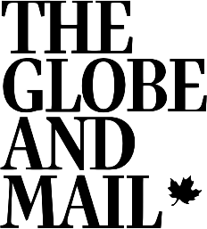 The Globe and Mail logo with a maple leaf icon