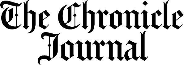 The Chronicle Journal logo with Gothic style font.