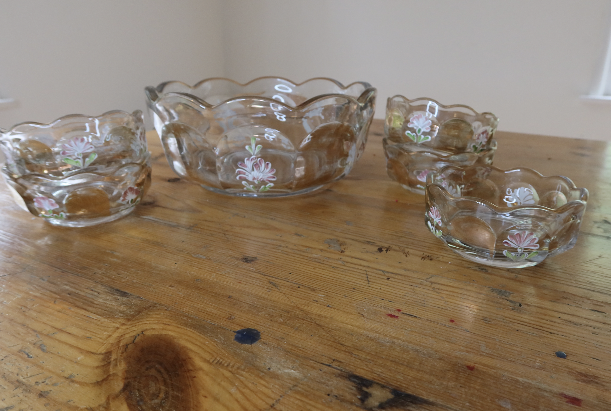 1960s Fruit Bowl & Dish Set