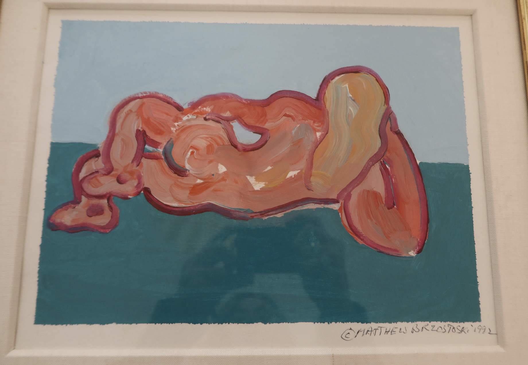 Framed Nude Painting