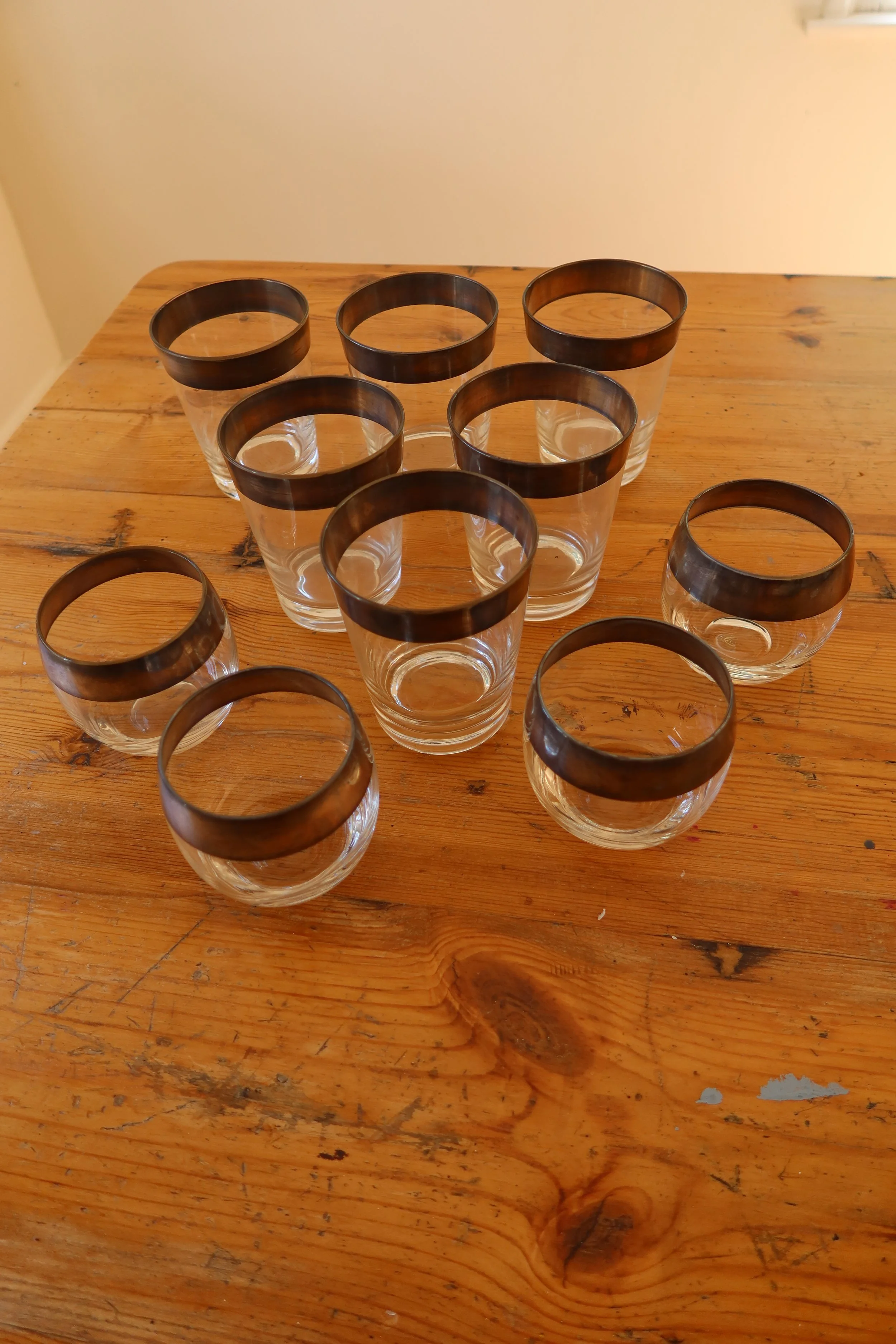 Dorothy Thorpe Glasses, Set of 10