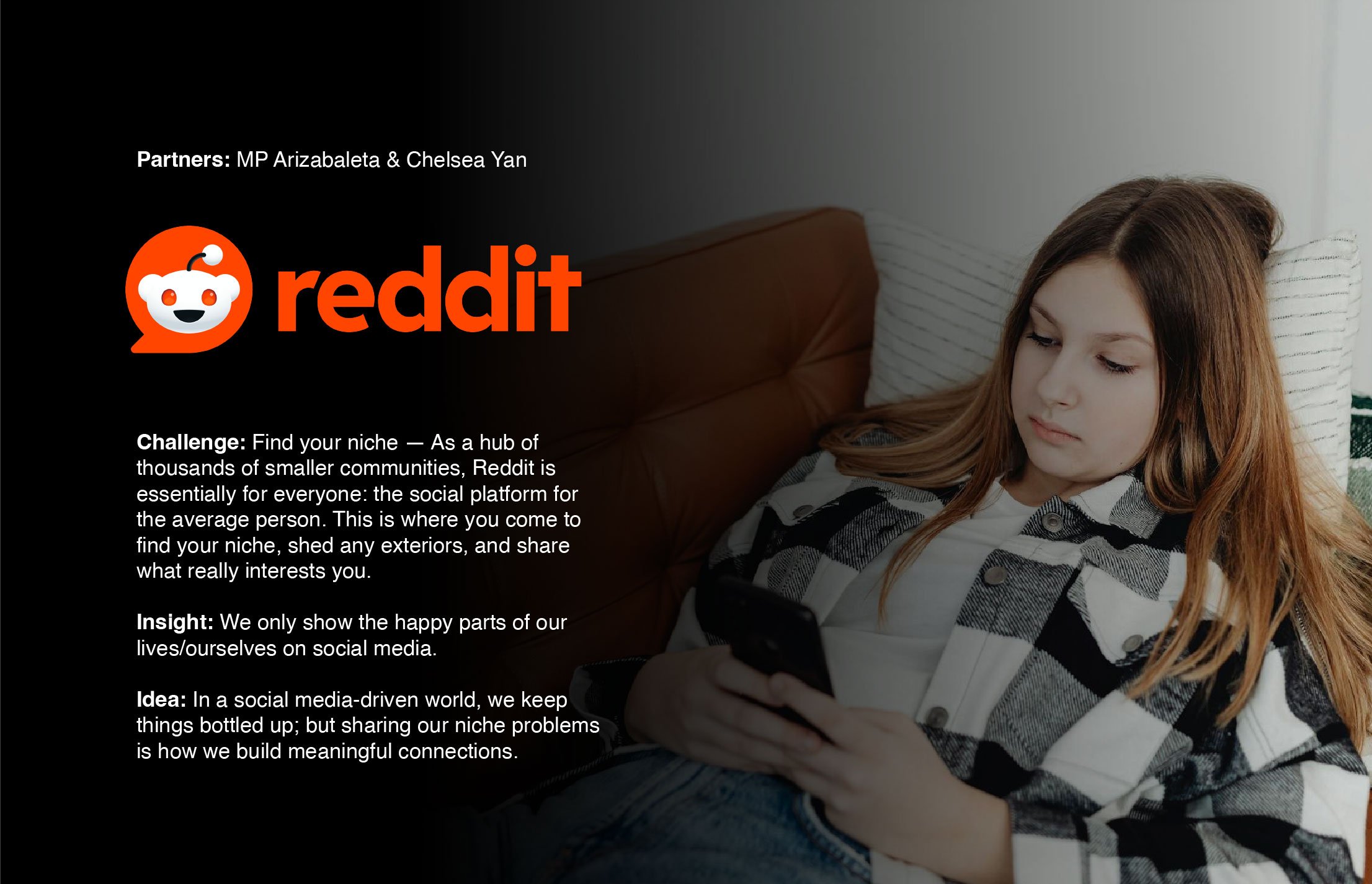 You're Not Alone Video Campaign Scripts for Reddit - 3 TV Spots, 30 secs each