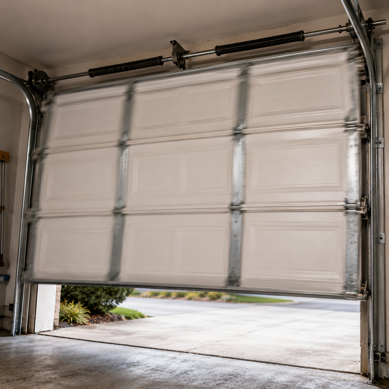 Garage Door Shakes and Jerks Going Up? What Causes It
