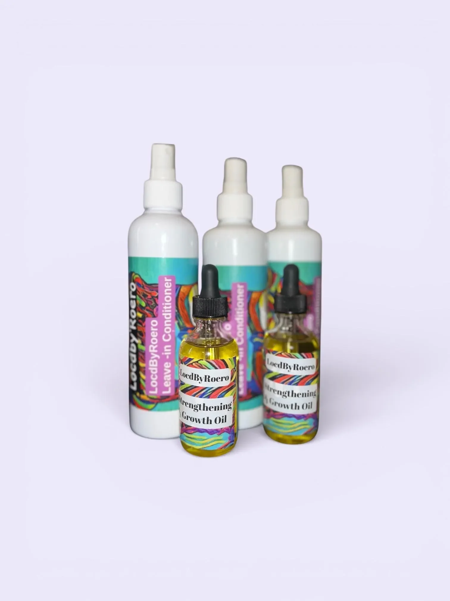Strengthening and Growth Hair Care Bundle | Leave-In Conditioner and Hair Oil | All Hair Types