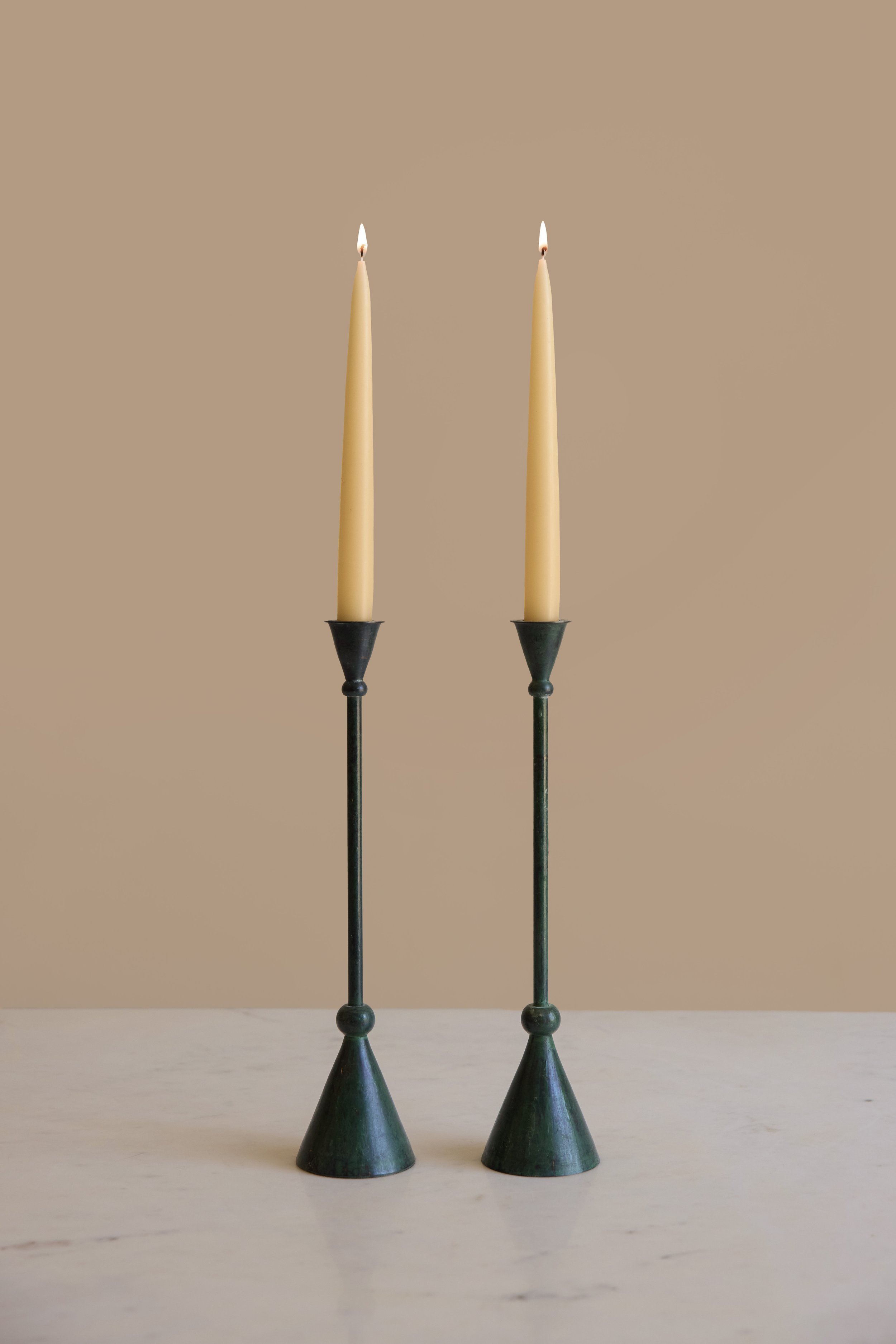 Pair of Postmodern Candlesticks