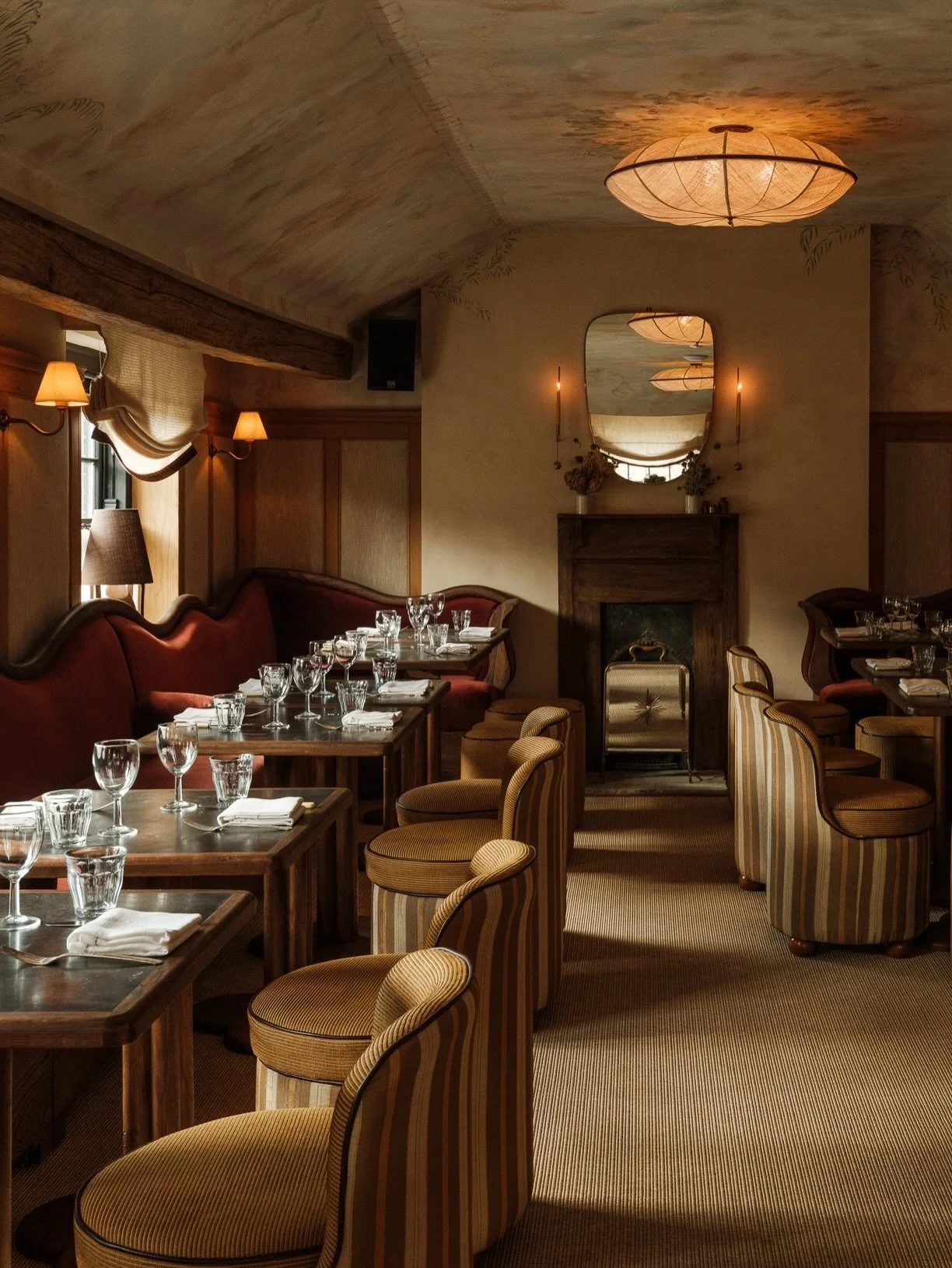 Sharing one of our more exciting projects of last year. We were lucky enough to work alongside the design team @publichousegroup and source some antique pieces for them. A few of our finds can be found at @thehart_w1 (spot the vintage chairs now tran