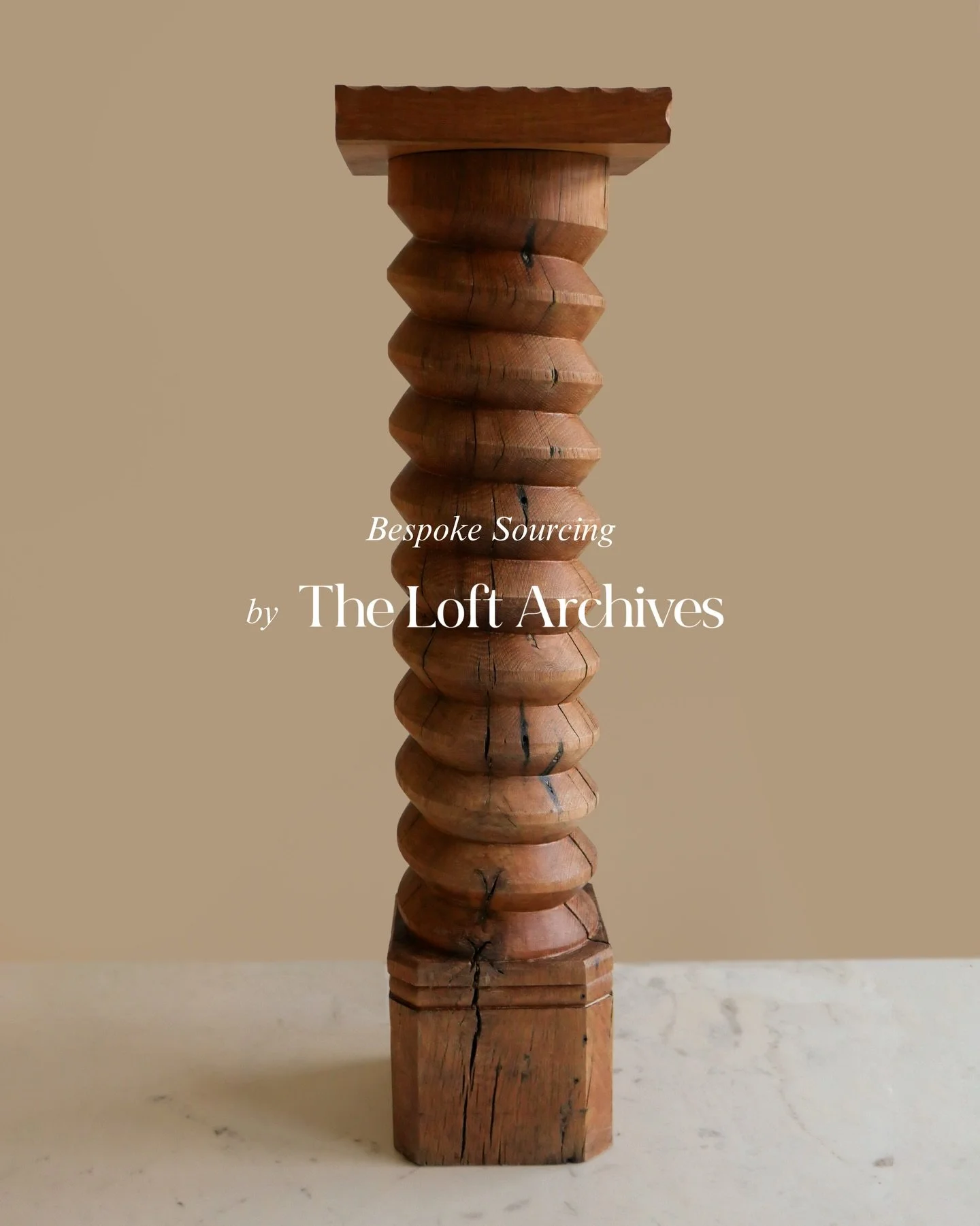 We were chuffed to be able to source to order this cherry wood French pedestal for a client&rsquo;s project. Its stem made from a beautifully gnarly antique wine press, with a nibbled edge top. We see a few of these pedestals from time to time, howev