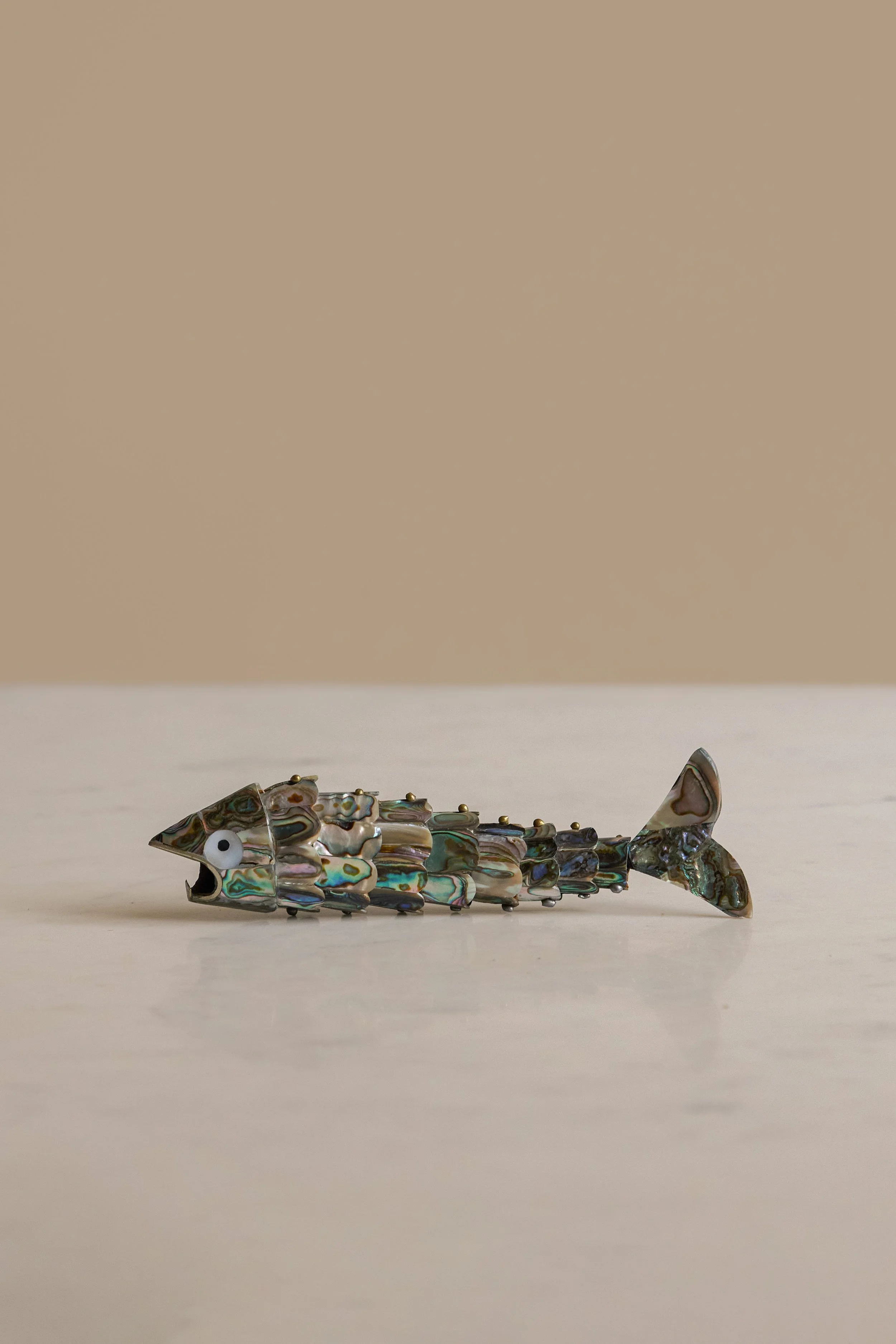 MCM Abalone Shell Fish Bottle Opener, Los Castillo No.1