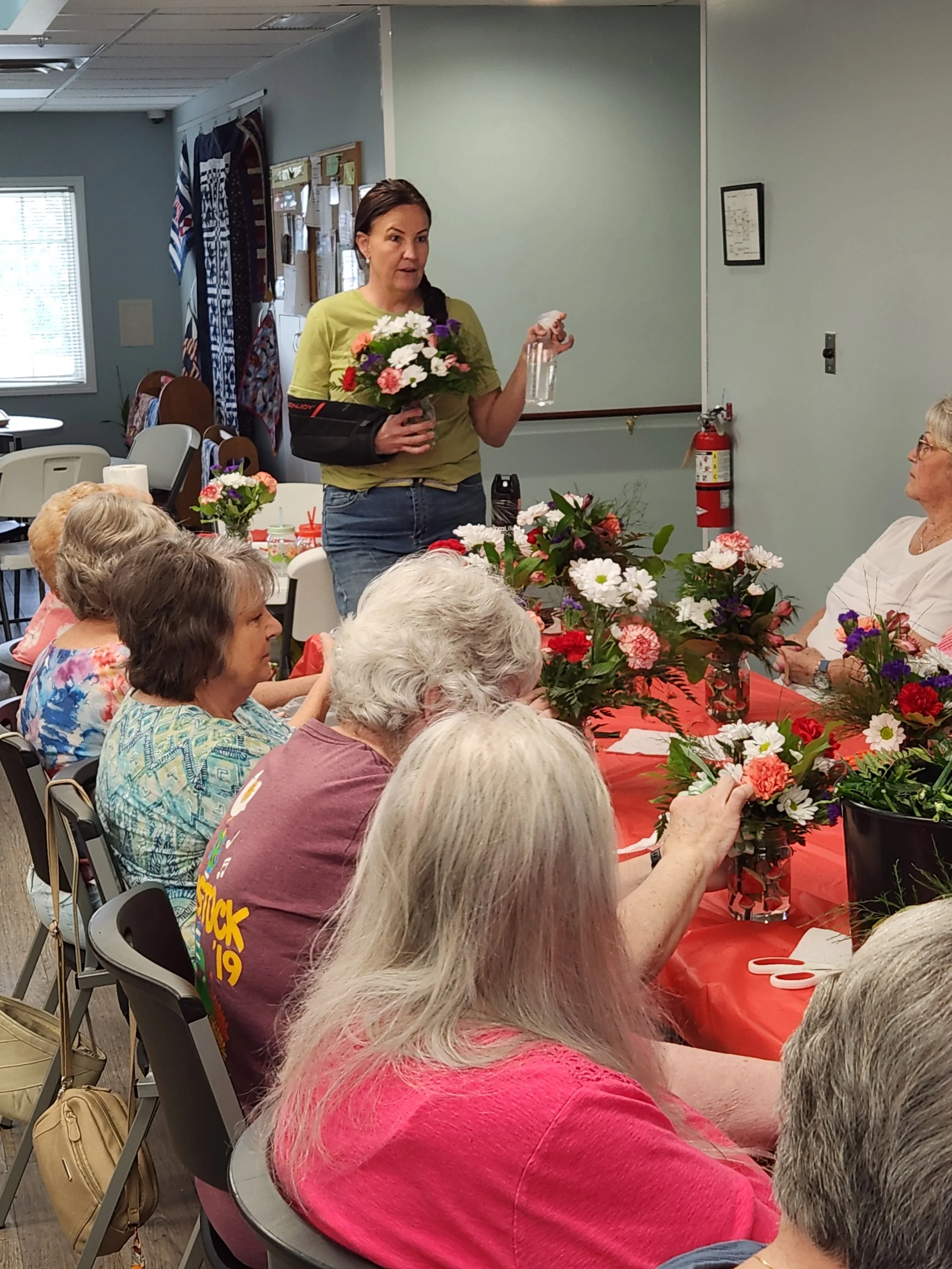 Always Blooming helps seniors create bouquets
