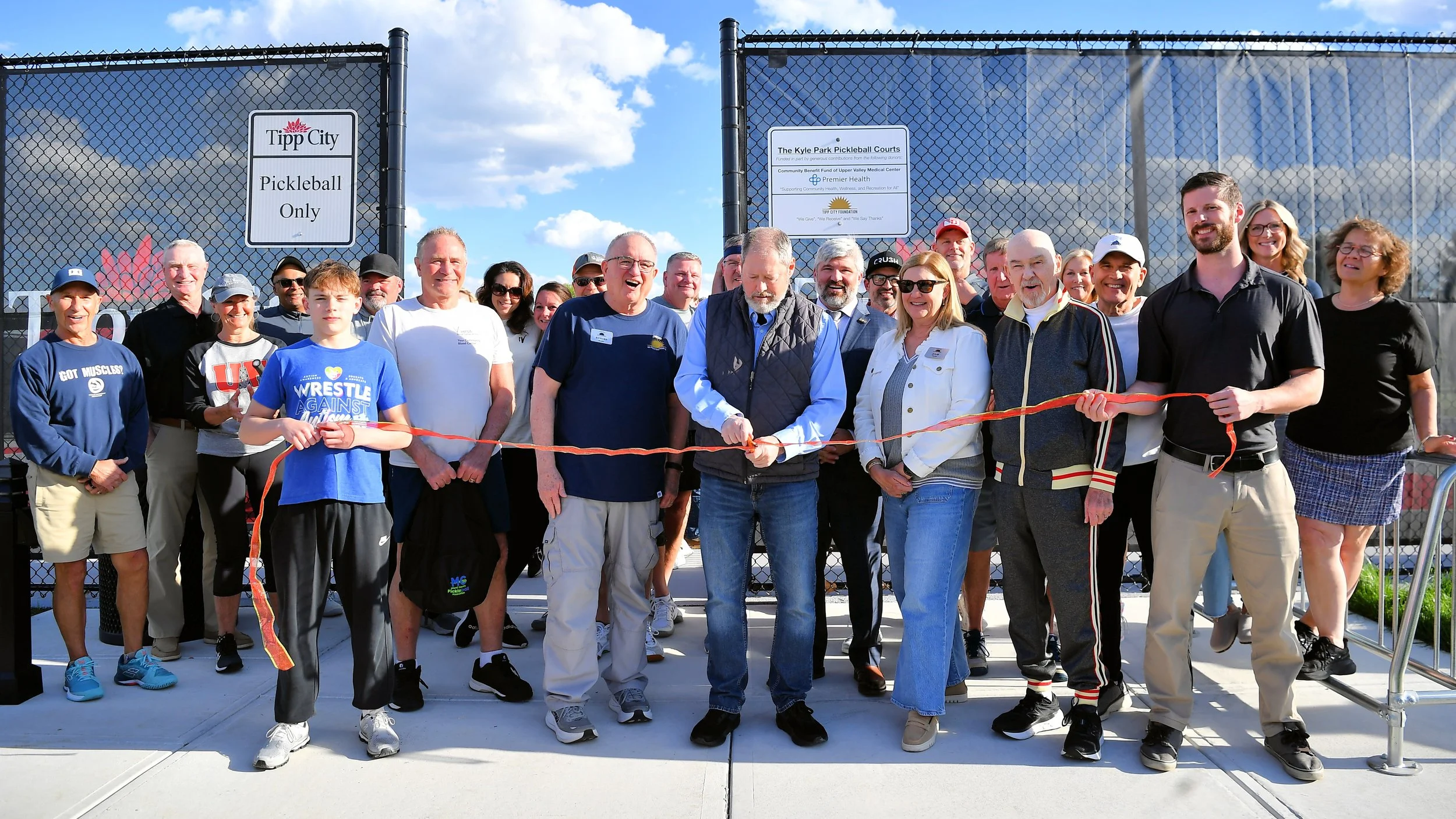 Pickleball Courts get official ribbon cutting ceremony
