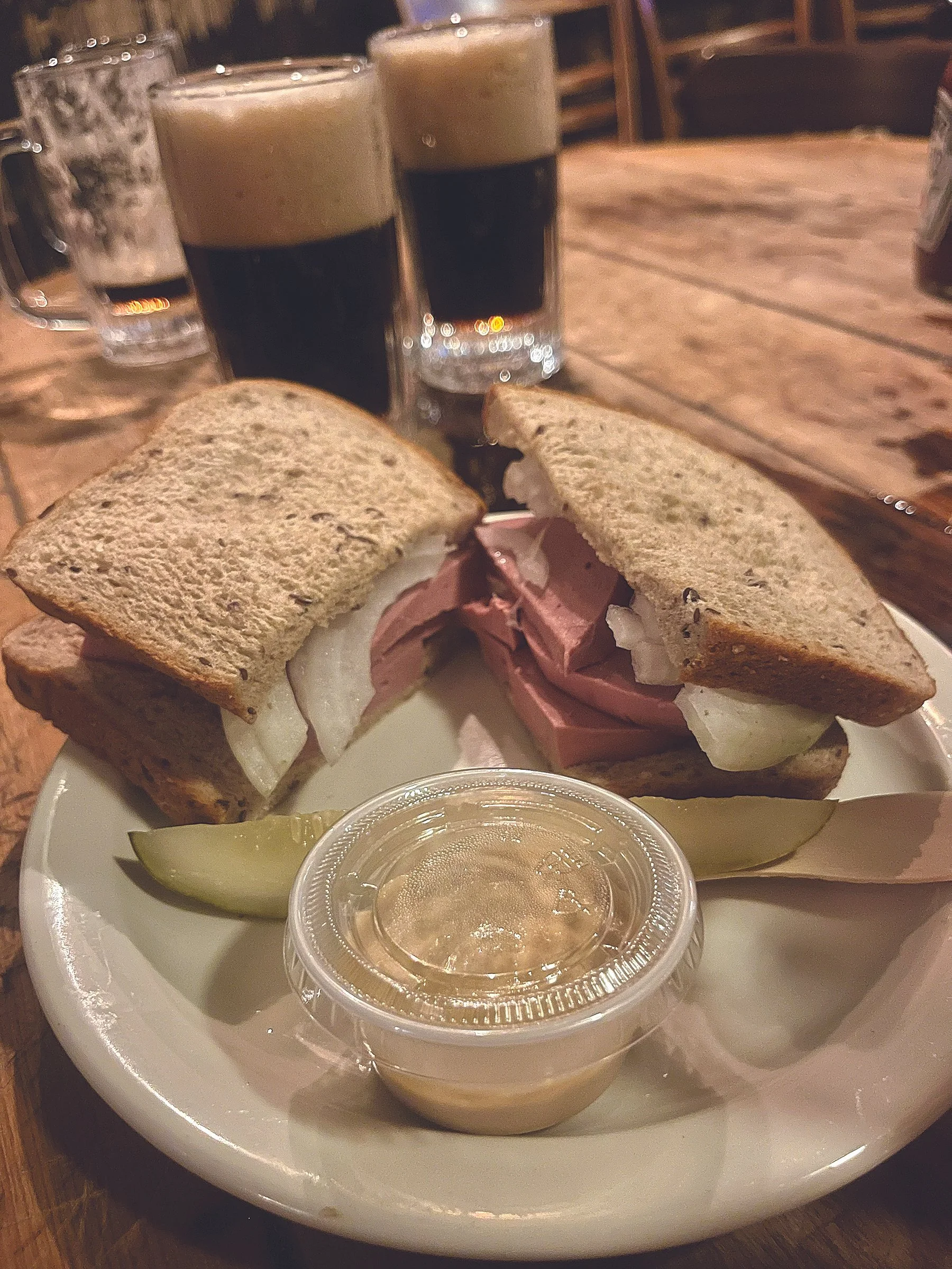 Lunch Break - An old bar with my old man