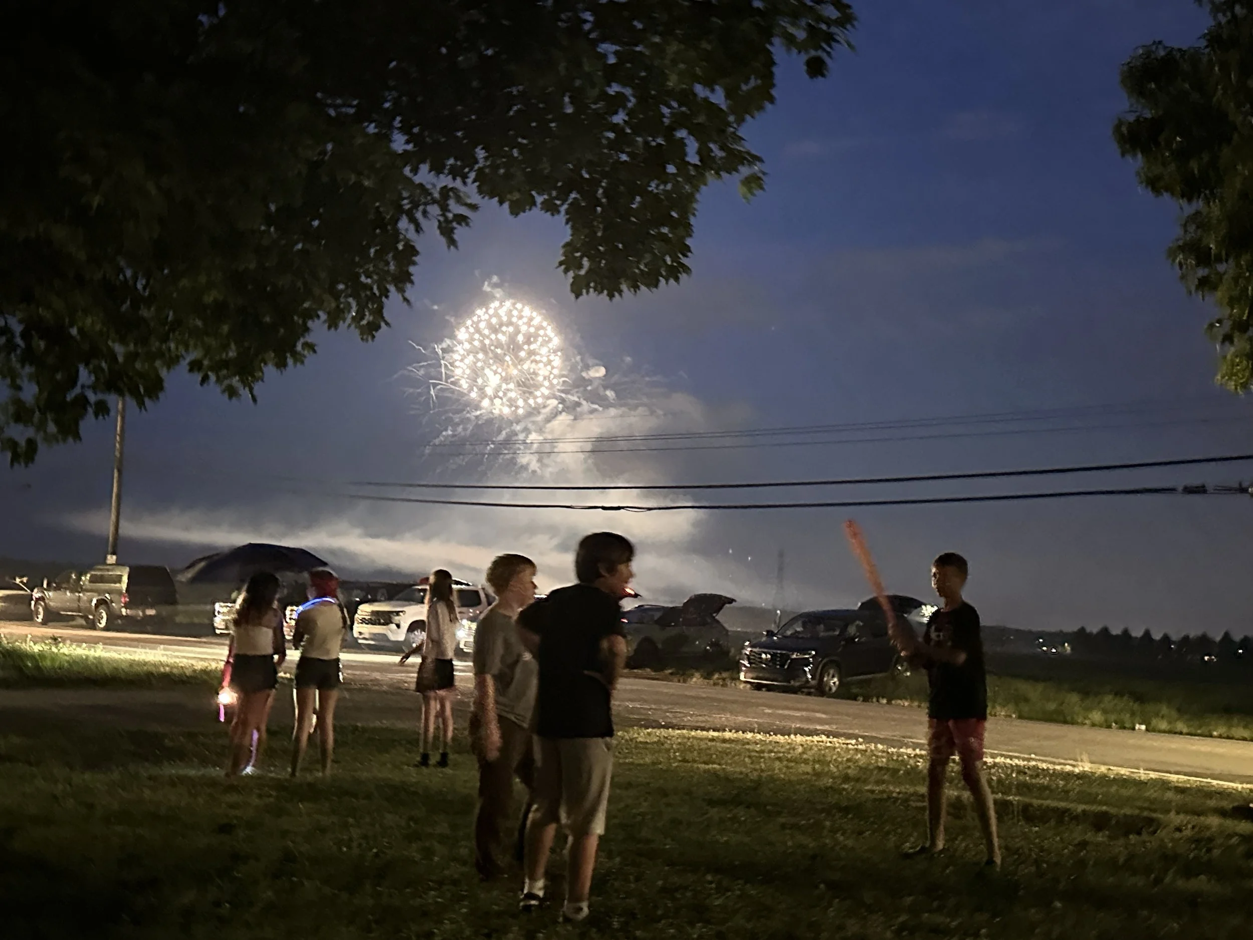 Spectacular Display of July 4 Fireworks at Kyle Park