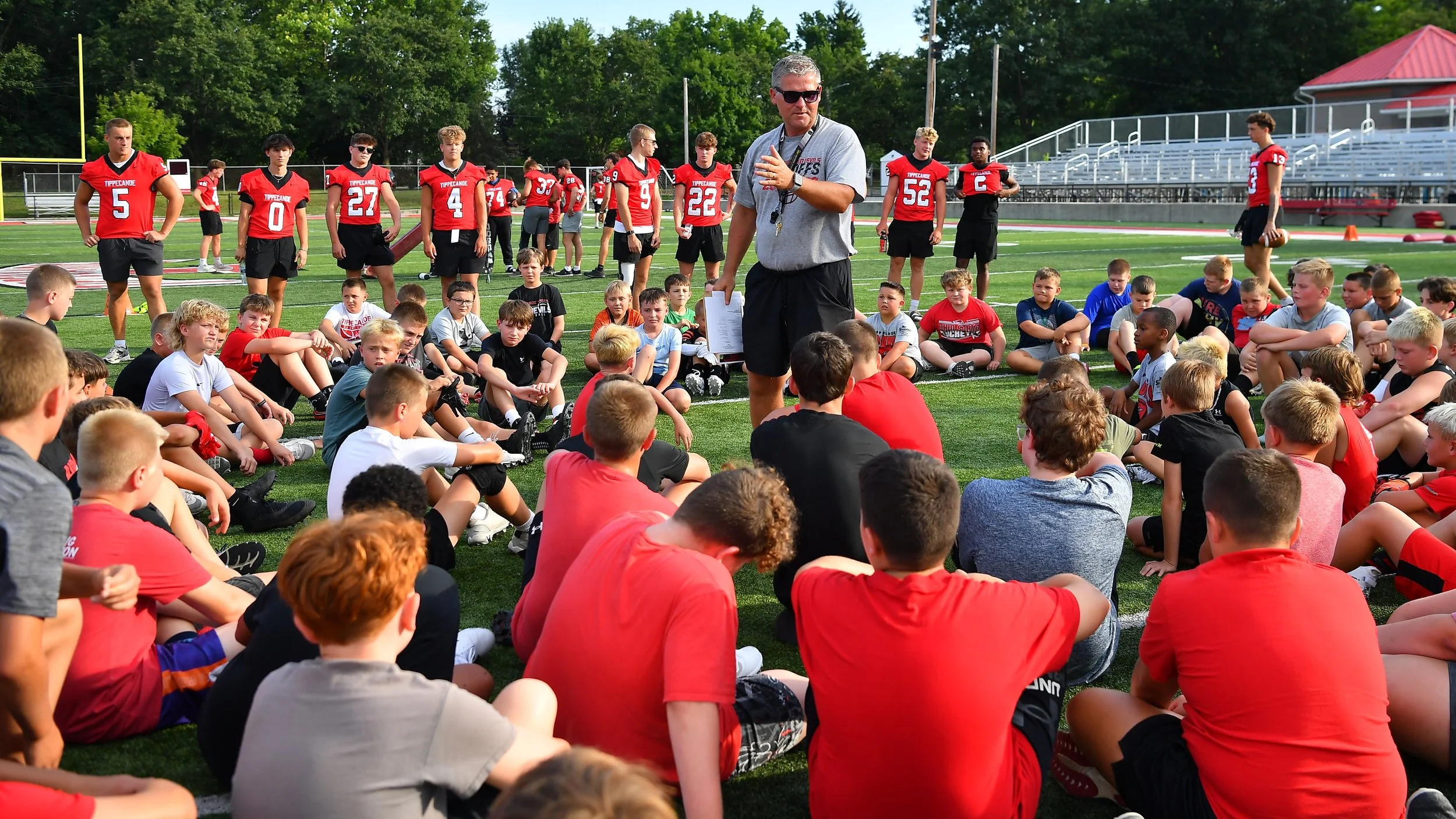 Football camp means season almost here