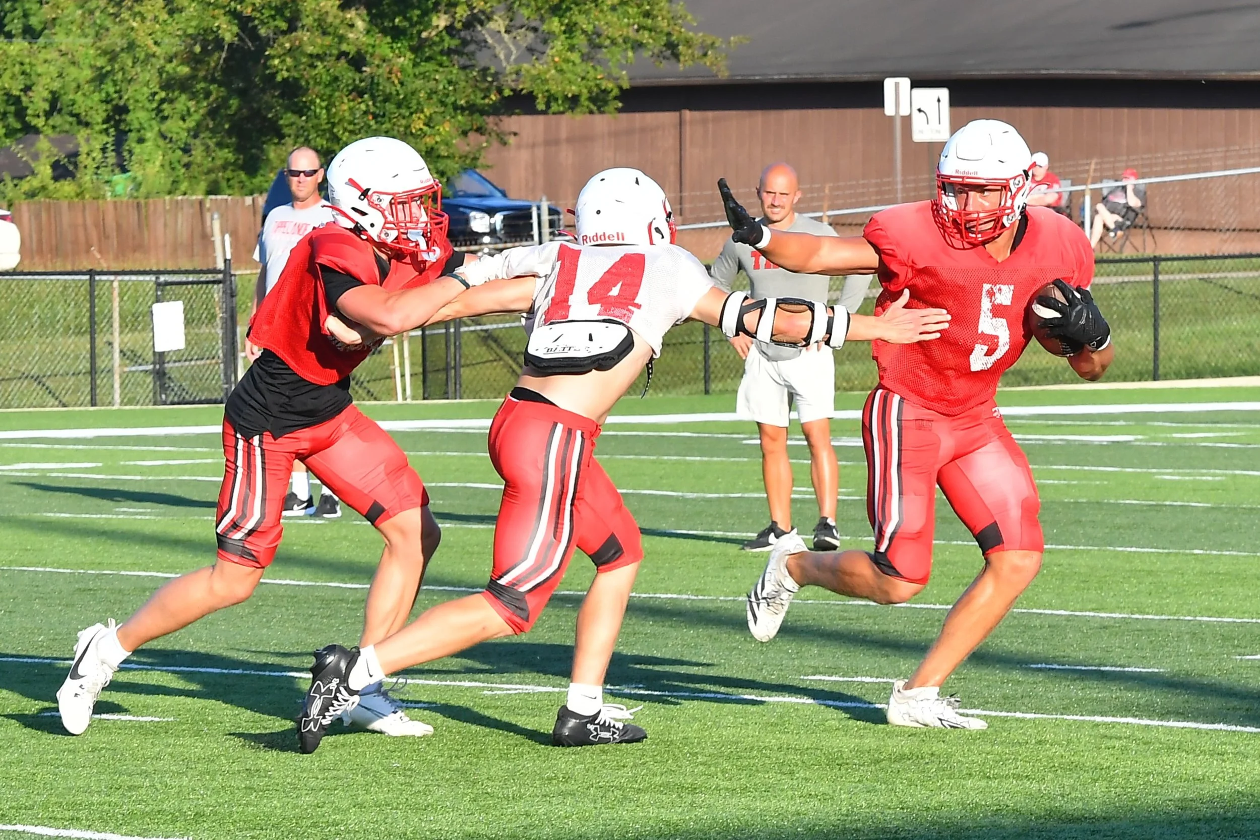 Red/White scrimmage opens Tipp football preseason slate