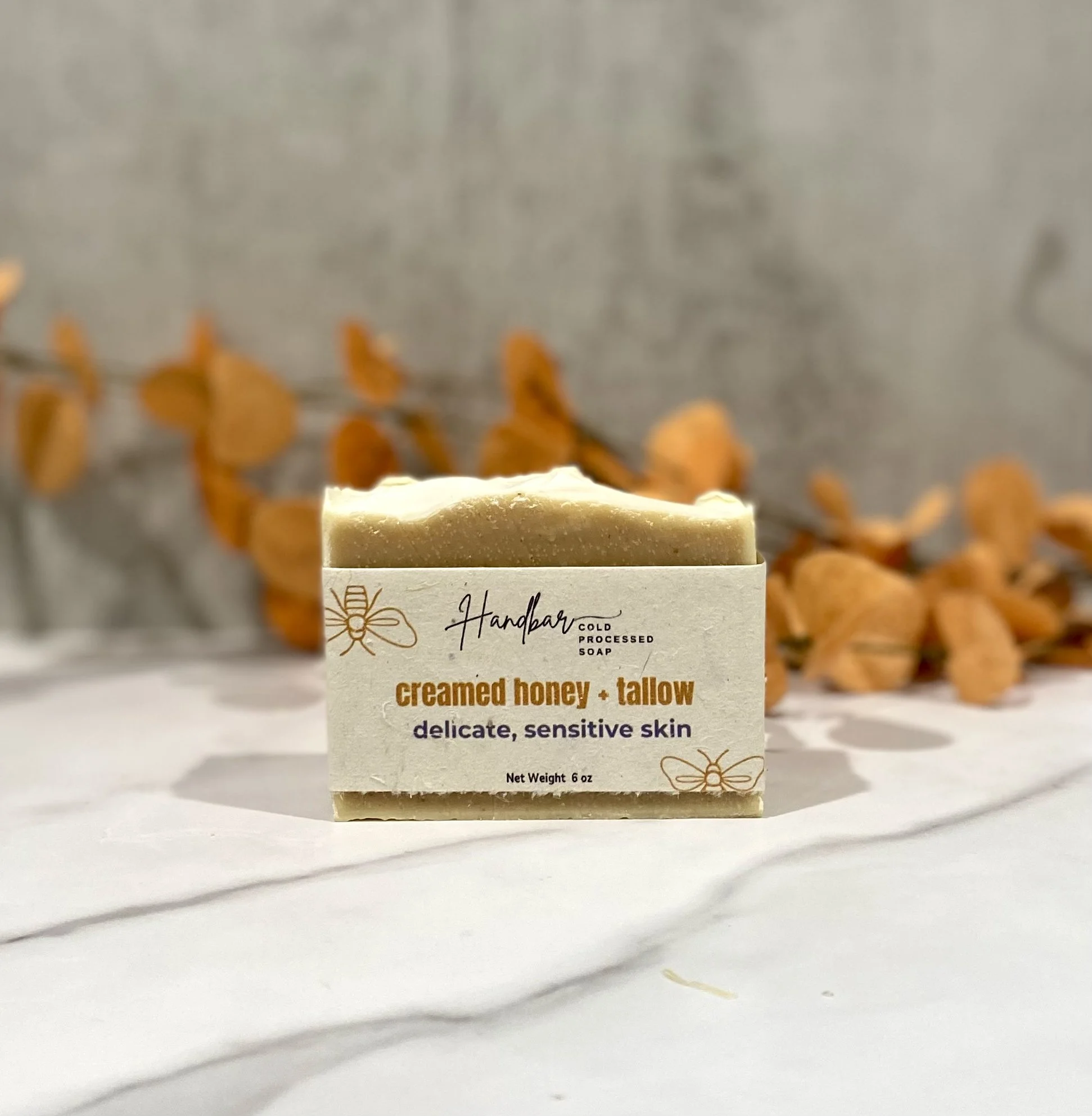 Creamed Honey + Milk Grass Fed Tallow Soap
