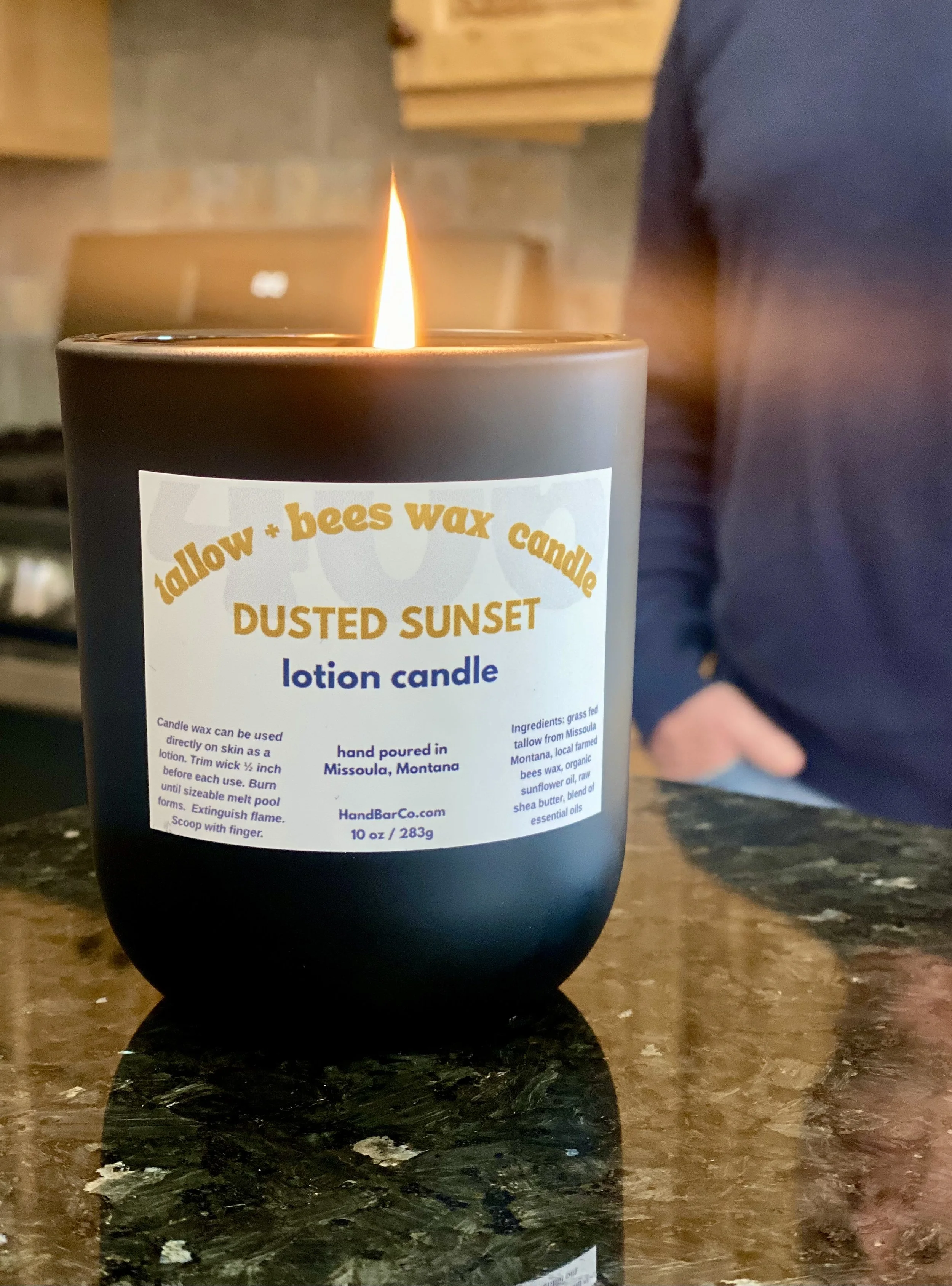 Dusted Sunset Lotion Candle