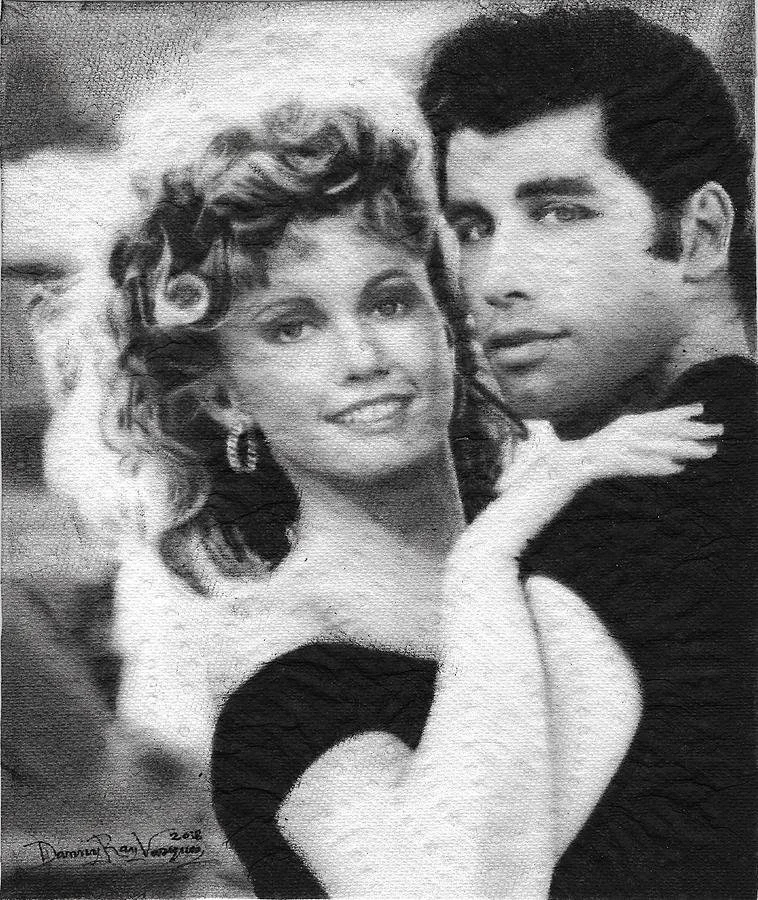 2018 | John Travolta & Olivia Newton-John | Grease - Danny Zuko & Sandy Olsson - Portrait