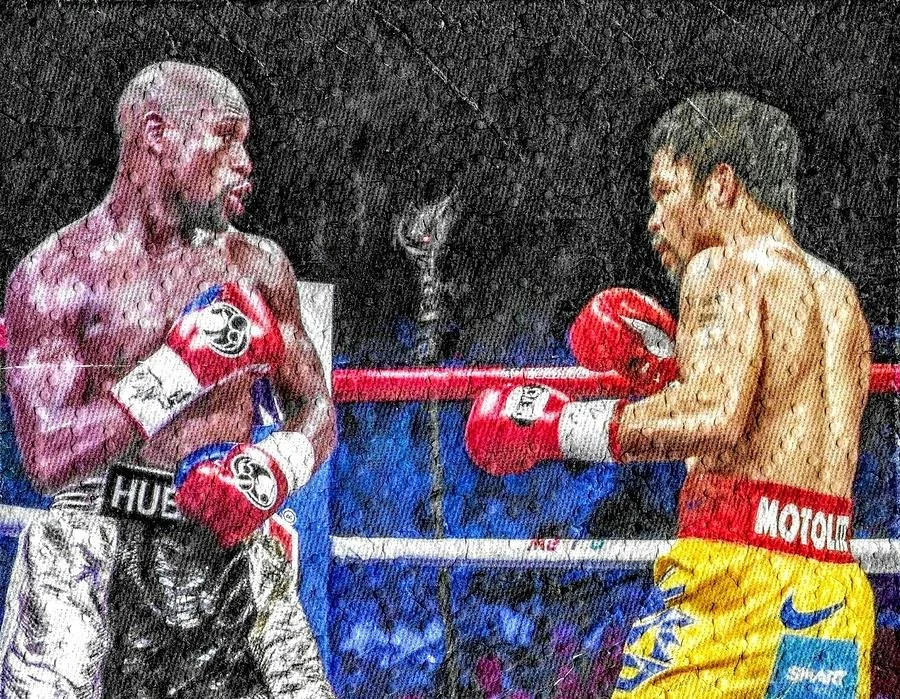2019 | Floyd Mayweather Jr. vs Manny Pacquiao - portrait