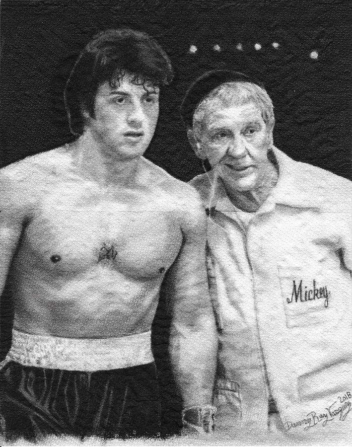 2018 | Sylvester Stallone & Burgess Meredith | ROCKY - Rocky Balboa & Mickey Goldmill - Portrait