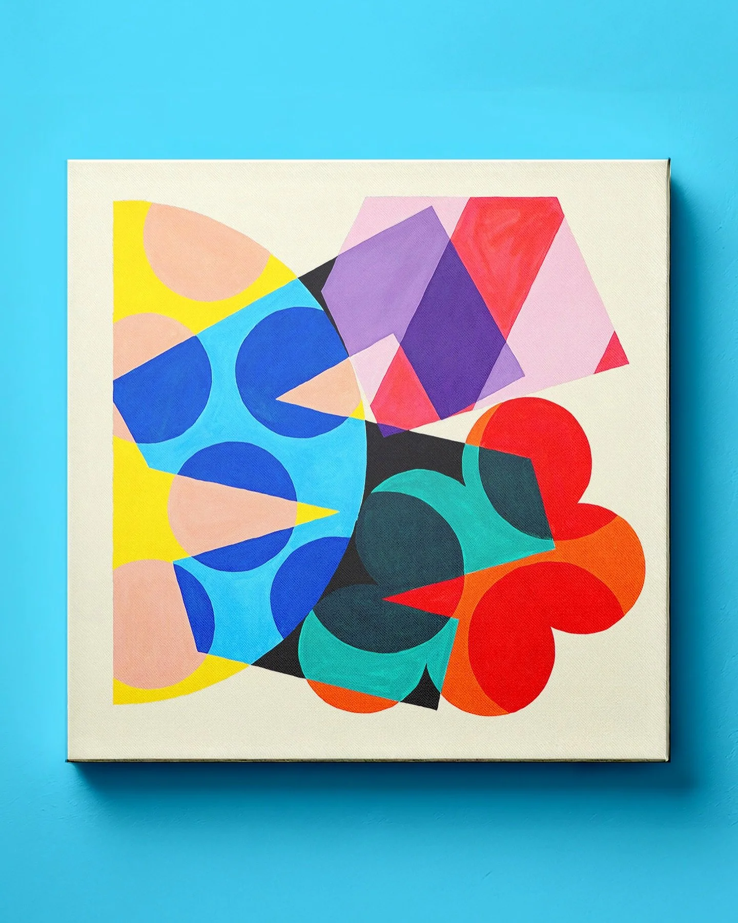 I&rsquo;m getting Nokia 3410 Snake from this one
-
Enjoyed spreading paint around on this big canvas, felt good to fill some big bold shapes.
-
I&rsquo;ve committed to 10 big square pieces so more from Thai series soon fingers crossed 🤞🏼