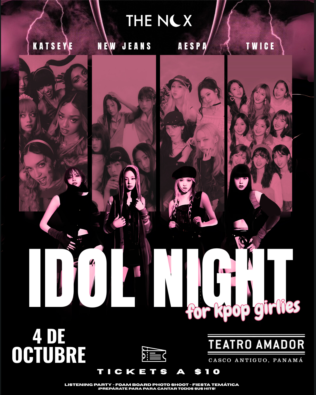 NOCHE DE ÍDOLOS PARA CHICAS KPOP