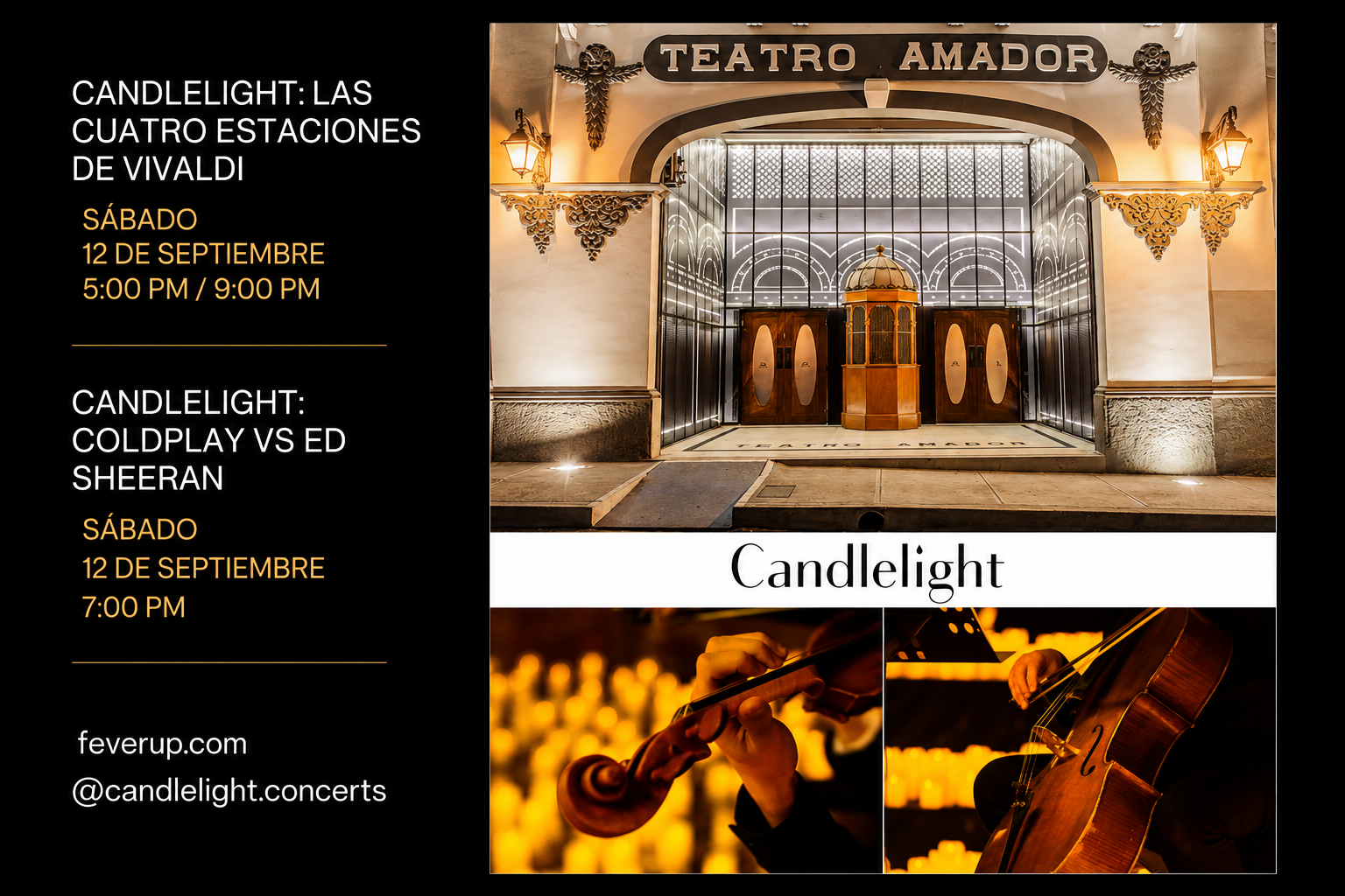 Candlelight en Ciudad de Panamá