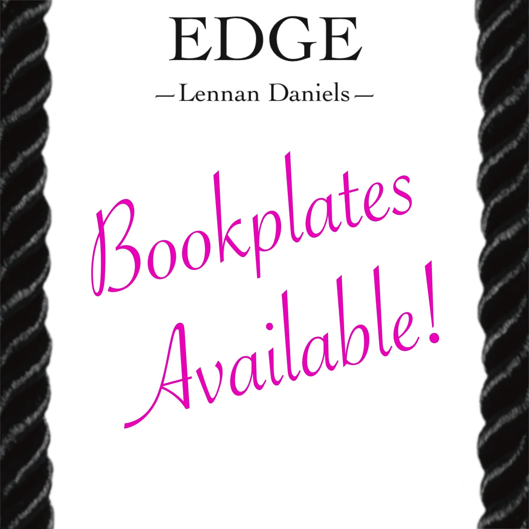 Bookplates available! Contact for more info.