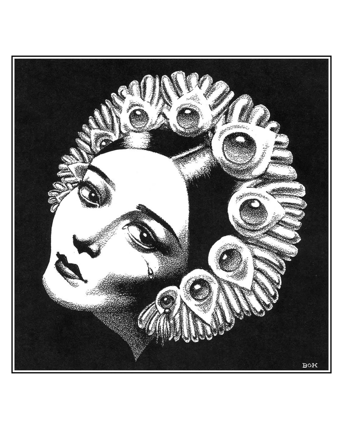 Nine Hannes Bok artworks.

Bok was a science fiction, fantasy, and detective fiction artist, as well as an amateur astrologer and writer of fantasy fiction and poetry. 

Throughout his life, Bok was deeply interested in astrology, as well as in the m