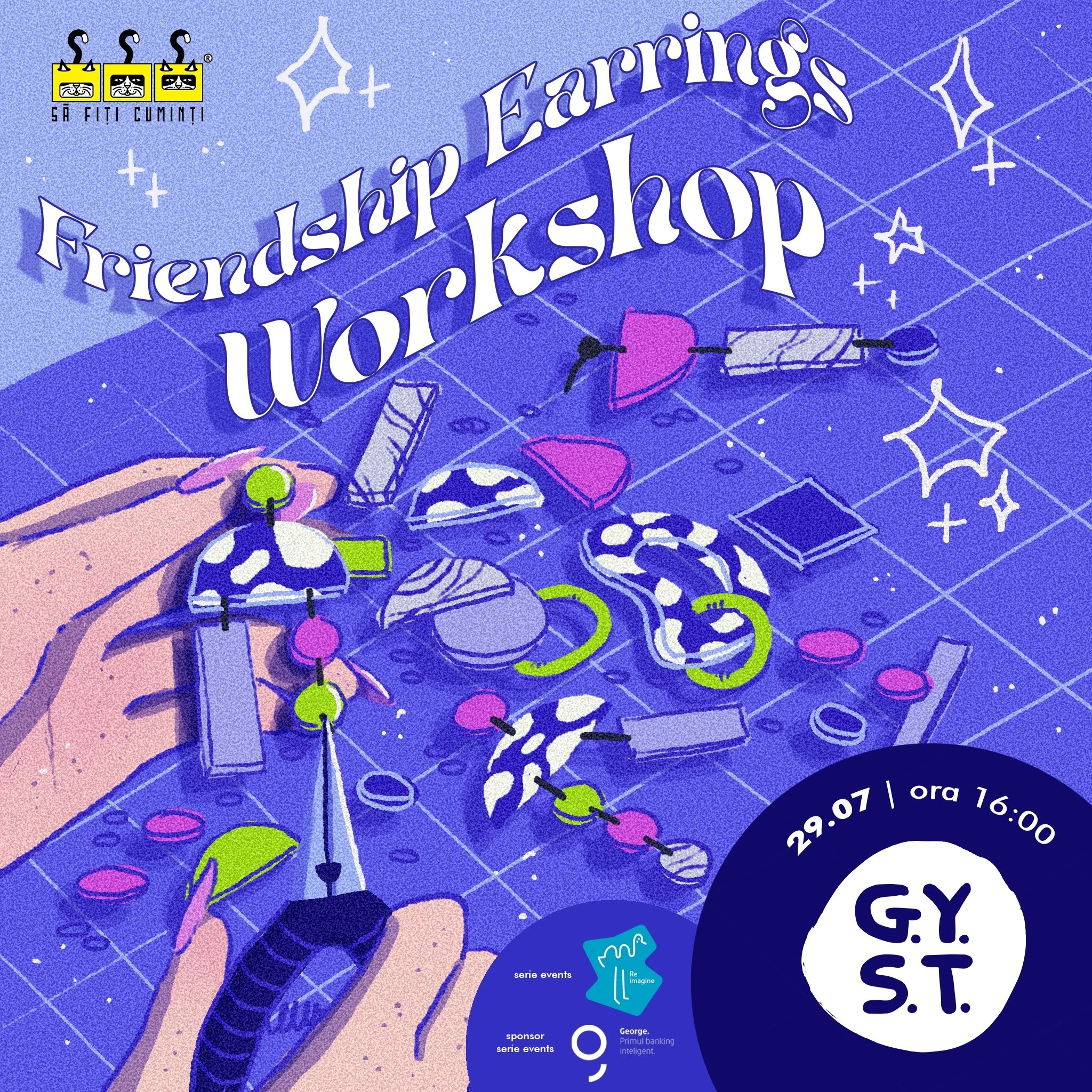 Friendship Earrings Workshop | Poster Design