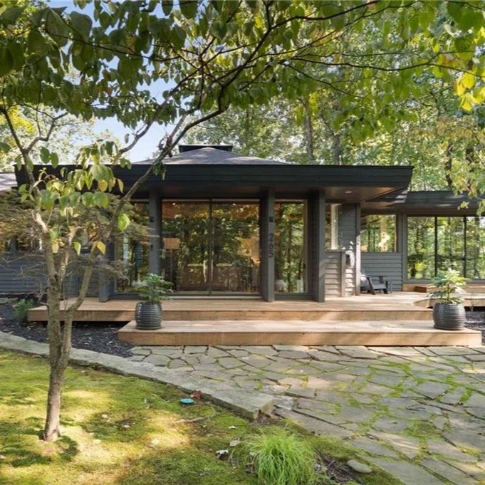 Mid-Century Modern Gem in 30327 &ndash; 265 Glen Lake Drive

Perched on a private wooded acre, this Robert Green&ndash;designed masterpiece blends walls of glass, vaulted ceilings, and a dramatic stone fireplace with modern upgrades like smart home t