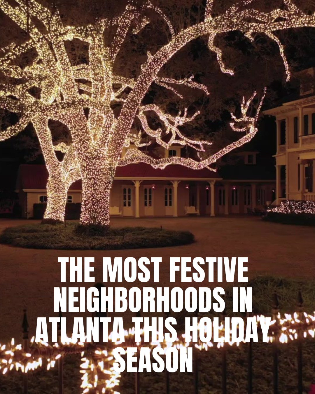 A few favorite holiday nights, lights And activities around Atlanta. These are a few places our families  comeback to every December. 

Save this for later and feel free to add your favorite.