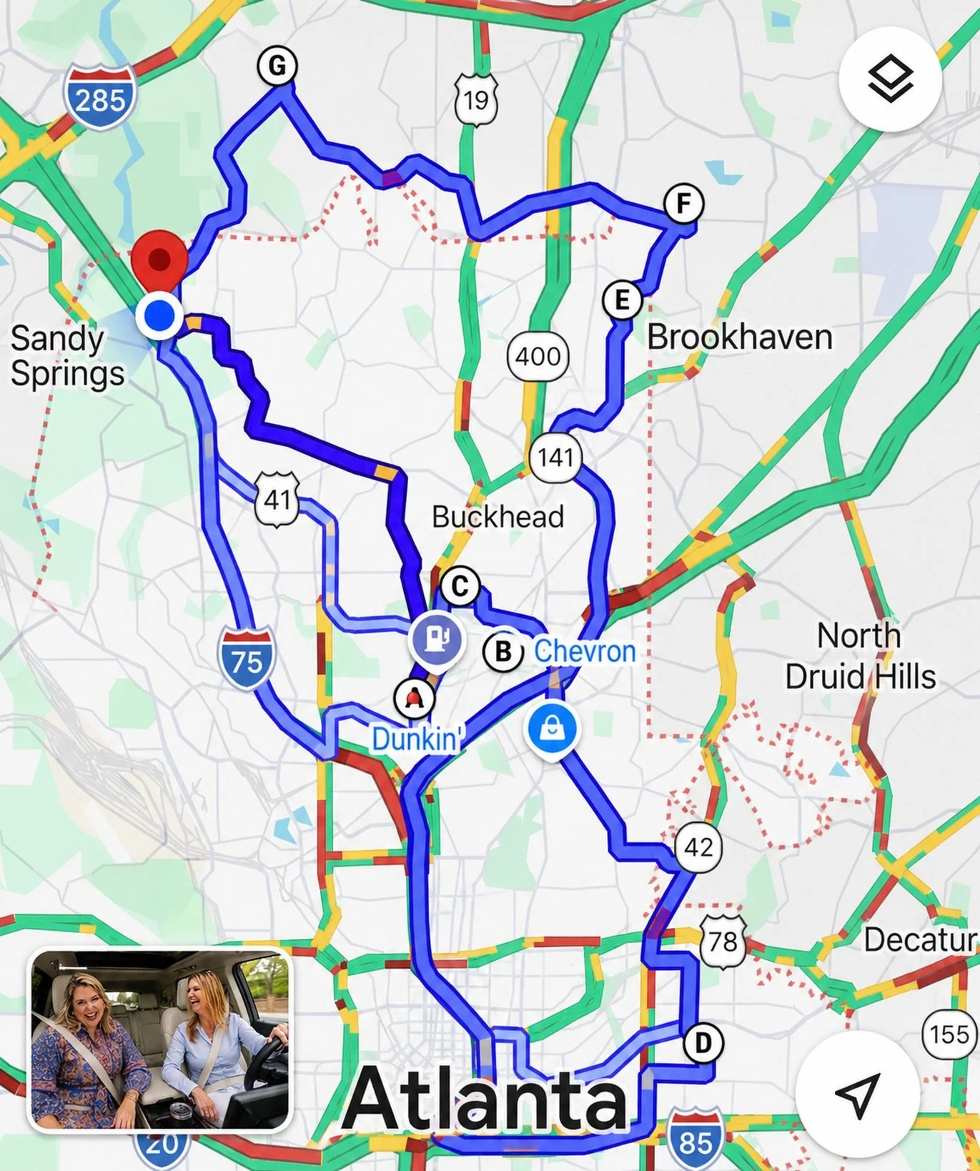 Today&rsquo;s office looked a little different.

From Buckhead to Edgewood, to Brookhaven &amp; Sandy Springs&hellip; we spent the day showing all of Atlanta&rsquo;s newest listings including a few of our own, previewing off-market opportunities, and