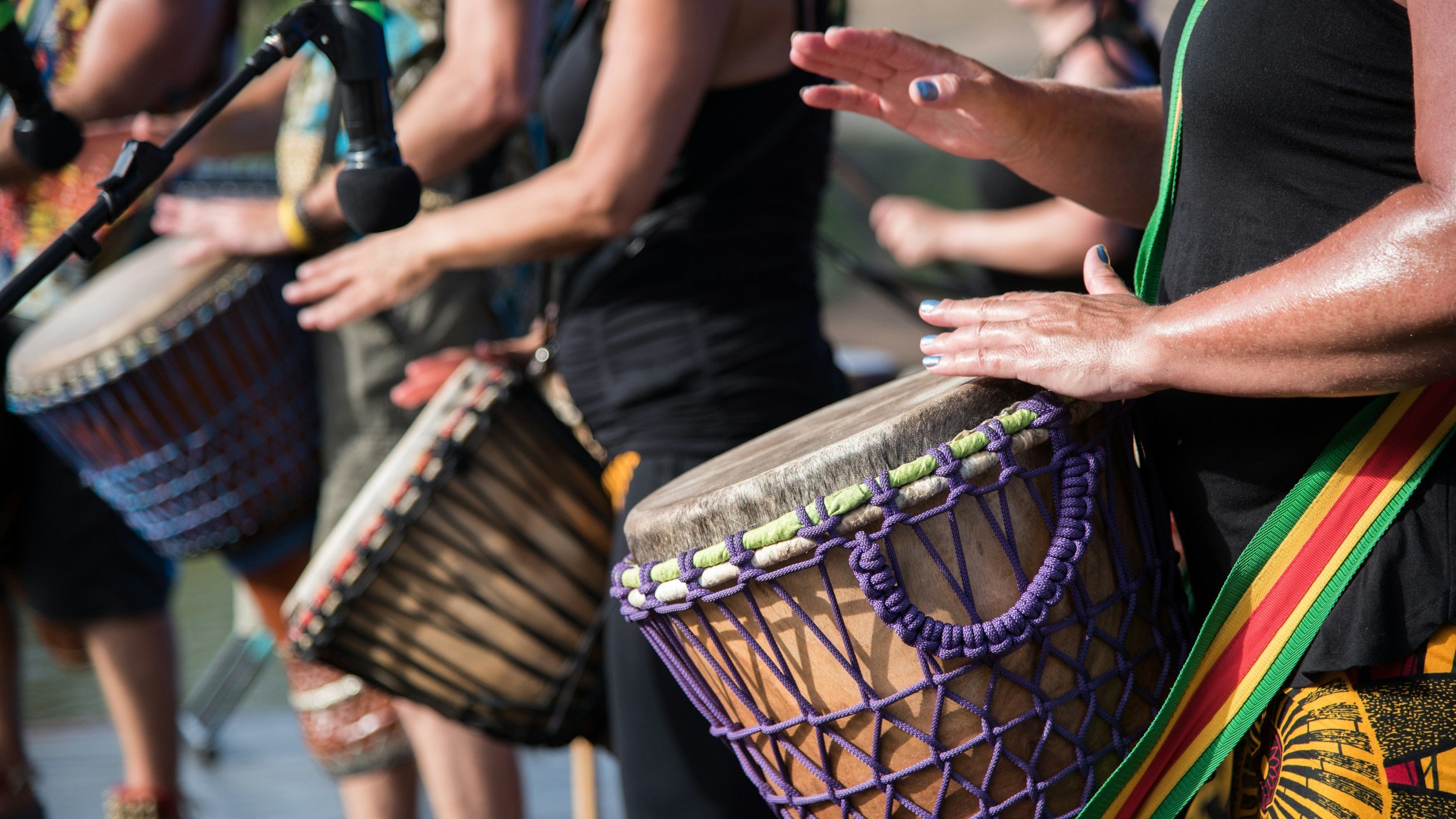 Drumming For Fun, A Facilitated Drum Circle