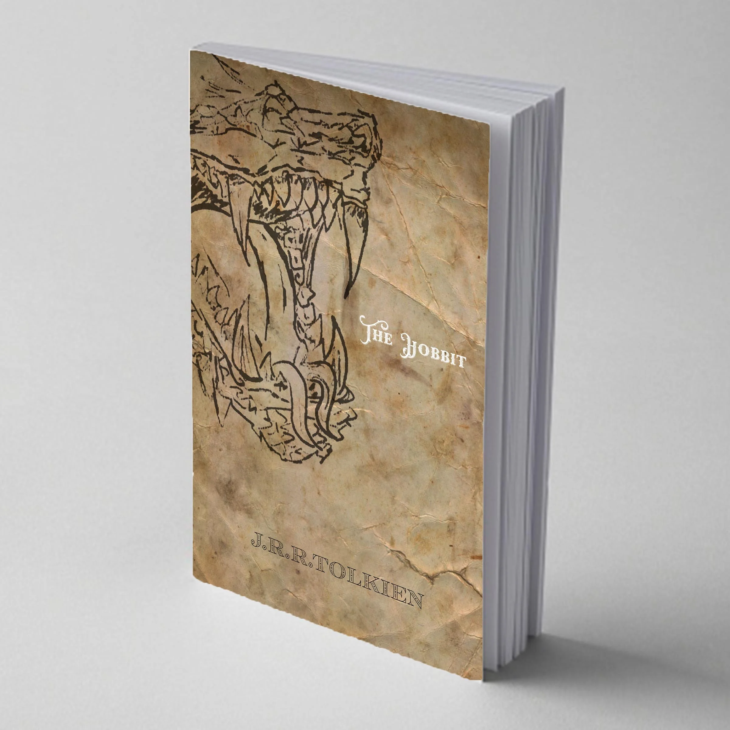 Hobbit book cover mock up