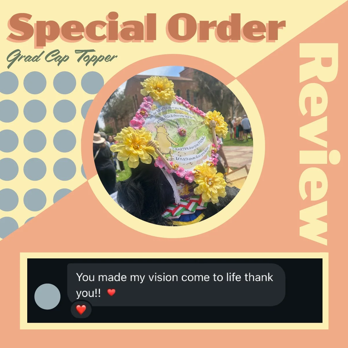 IG Grad Cap Topper Review