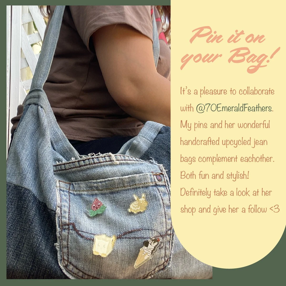 IG Post Pins and Bag