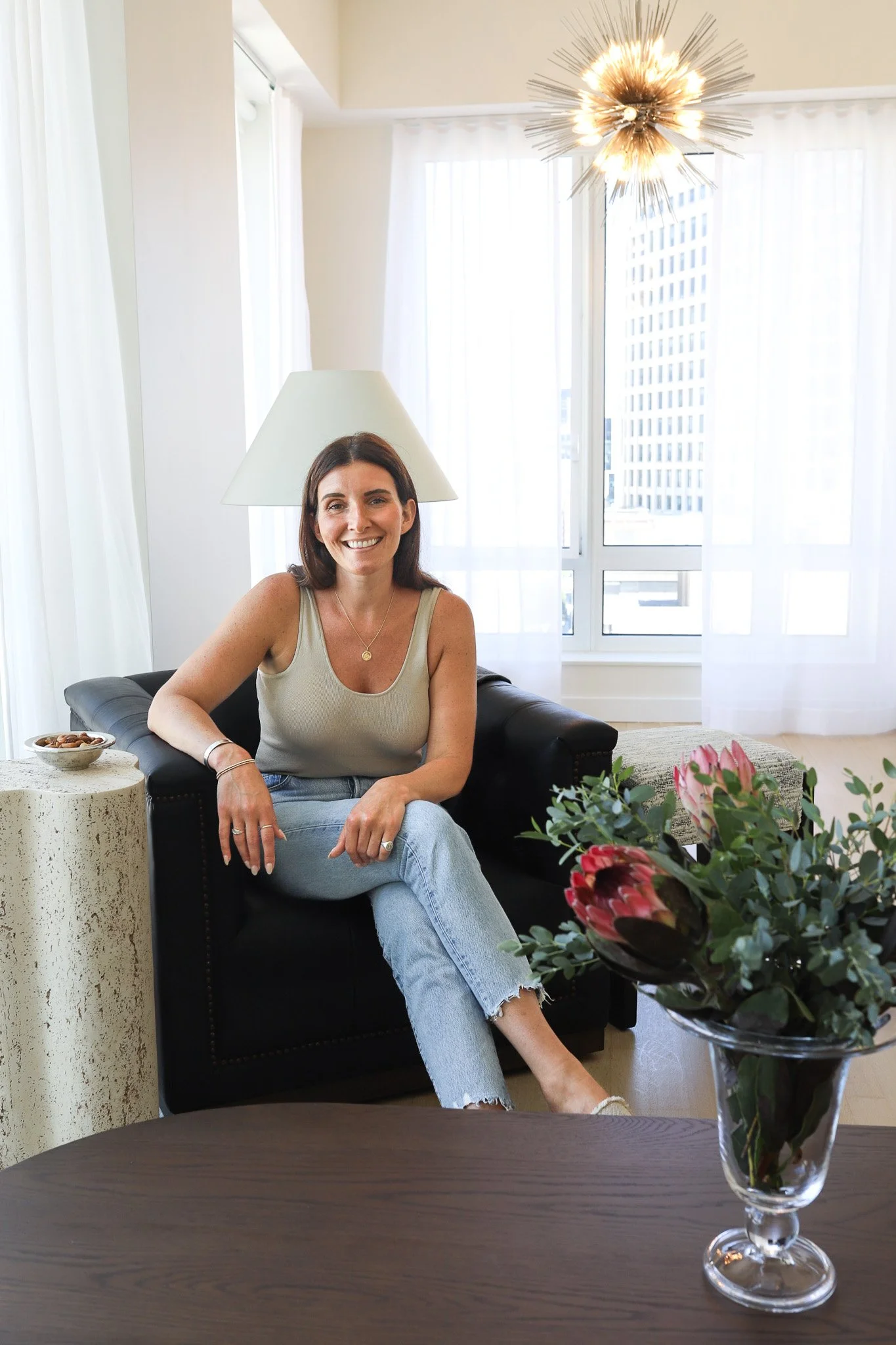 High-end interior designer Brianna Mahoney collaborates with clients to transform their vision into a space that is both practical and beautiful
