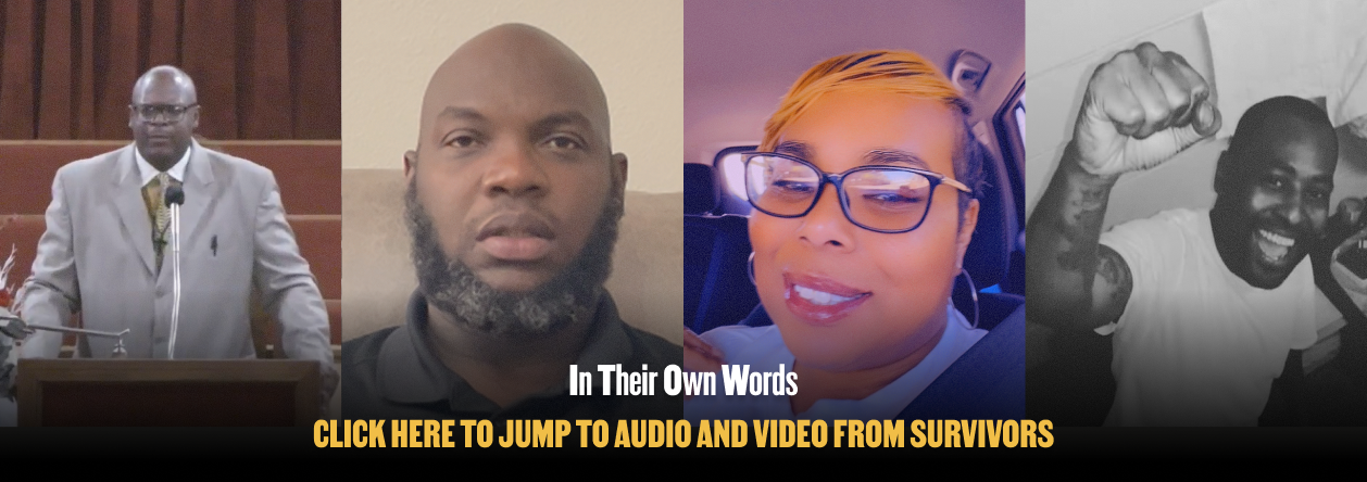 click here to jump to audio and video from survivors