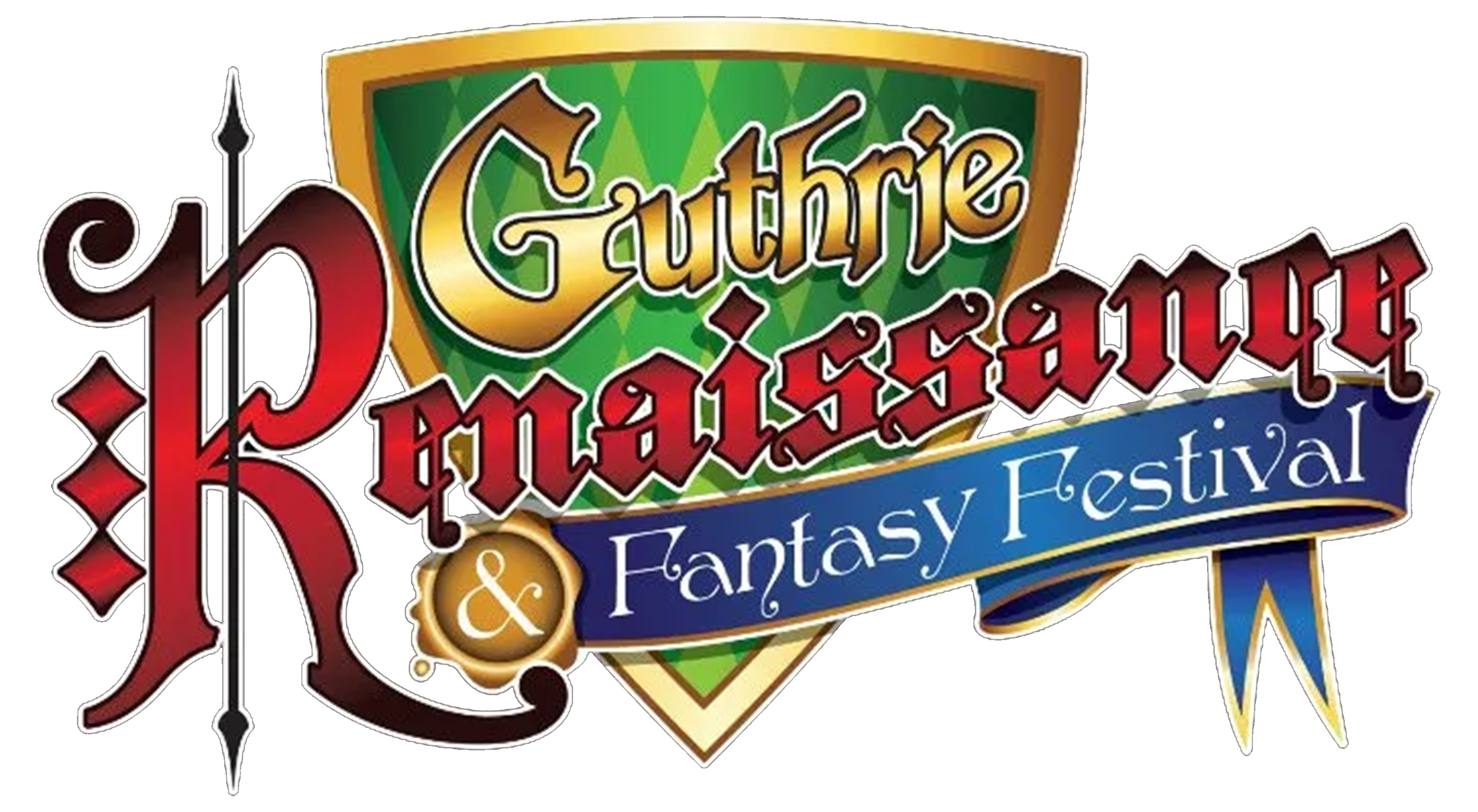 Logo for Guild Wars 2's Kingdoms of Amisra Festival, featuring colorful medieval-style text and banners.