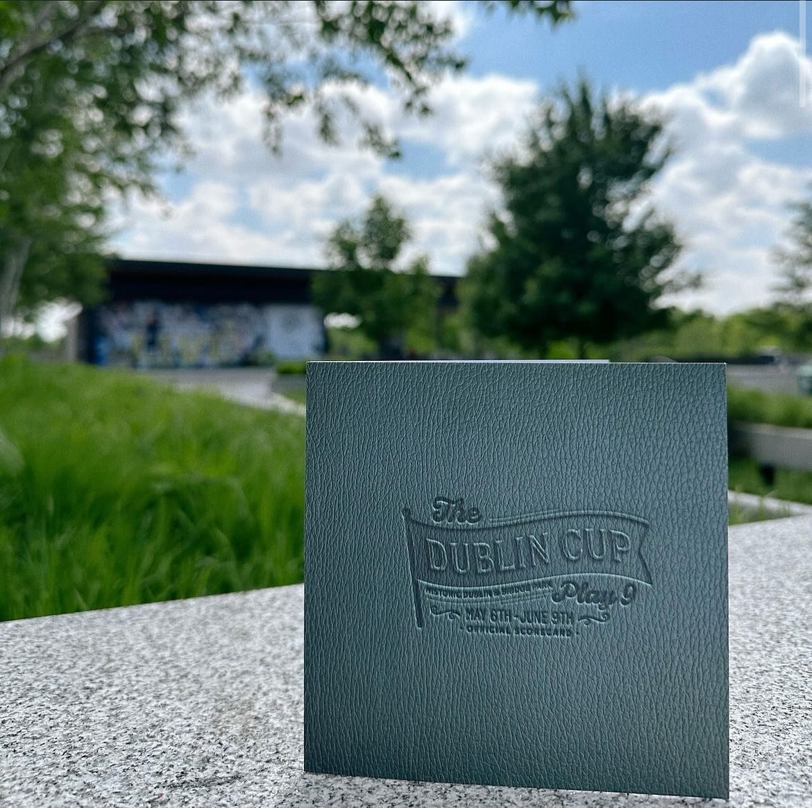 Grab your friends &amp; take on #TheDublinCup leading up to the Memorial Tournament presented by Workday! ⛳

To Play: ✨

Pick up your scorecard and Memorial Tournament koozie at the Dublin Visitor &amp; Information Center (9 South High St.) or North 