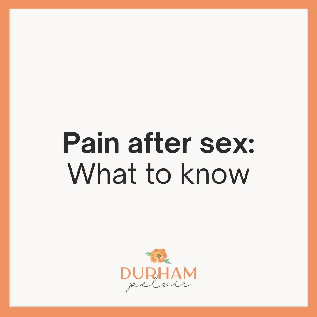 Pain after sex: What to know
