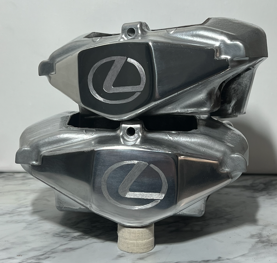 Engraved Lexus LS430 calipers
