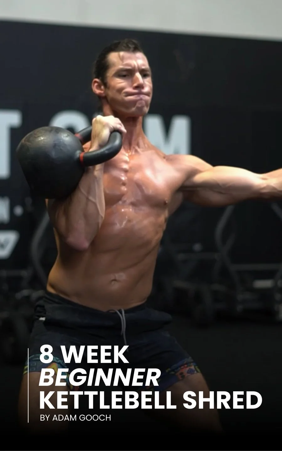 8 Week Beginner Kettlebell Shred program cover