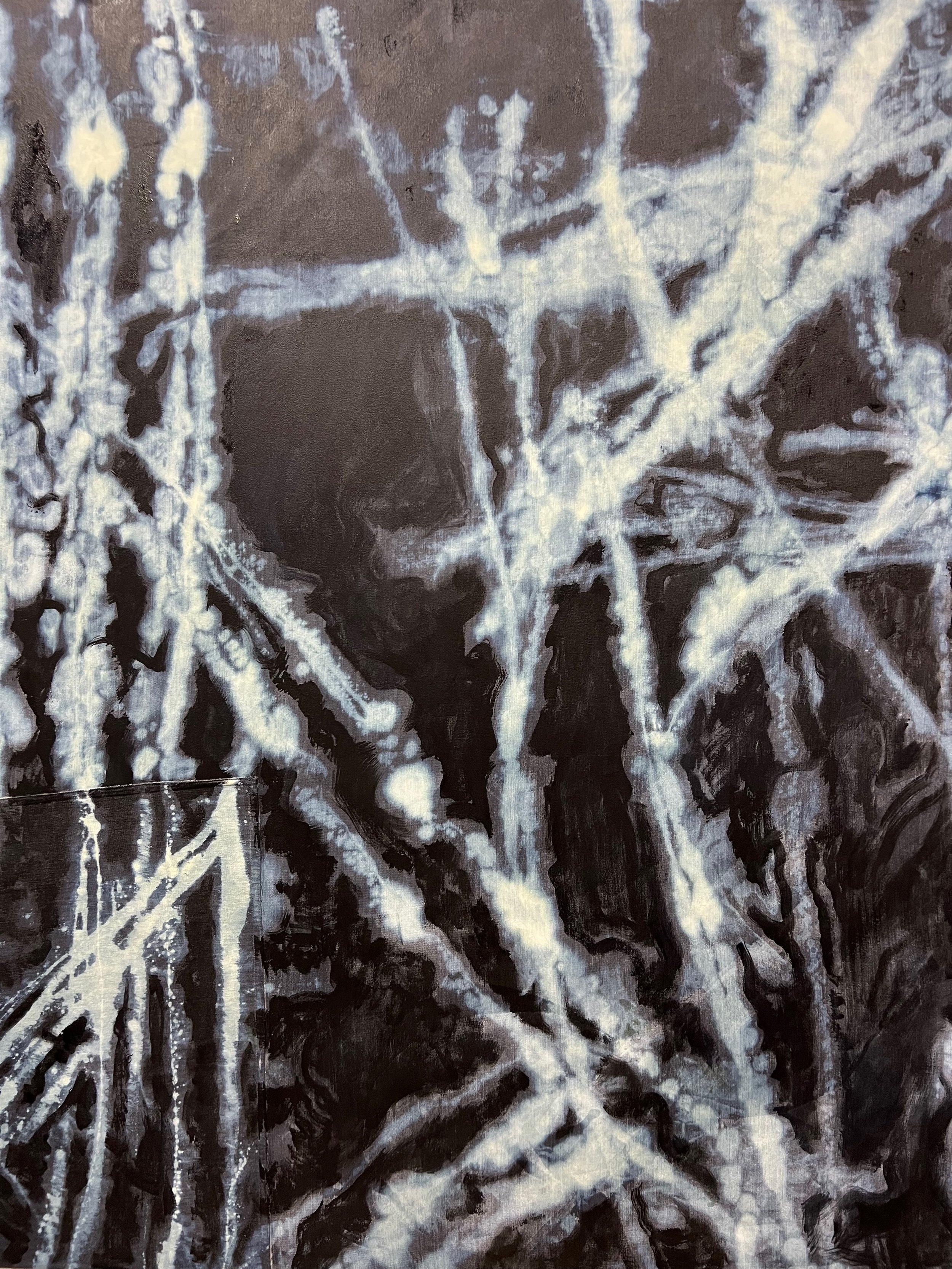 Black & Blue 48' x 60" dyed denim