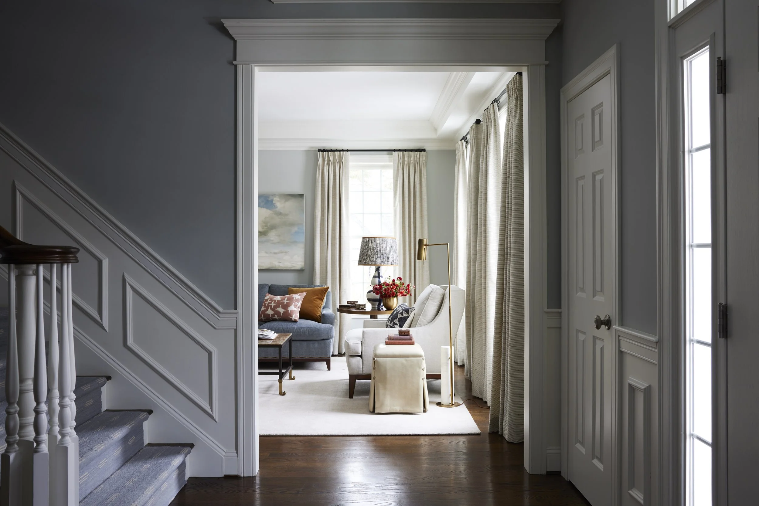 McCory Interiors, Interior Designer, Connecticut, New York, Rhode Island, Home, Foyer