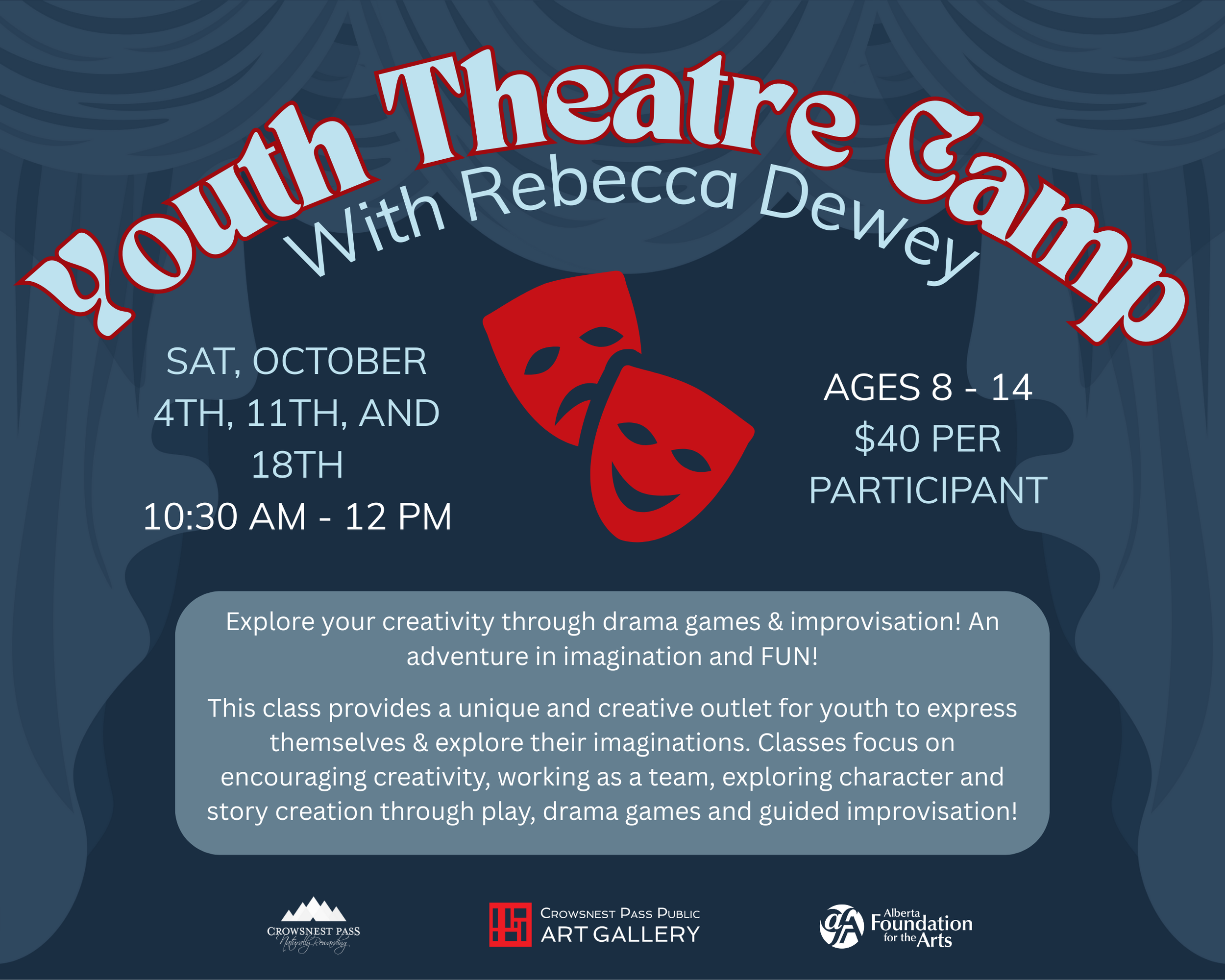 Youth Theatre Camp with Rebecca Dewey