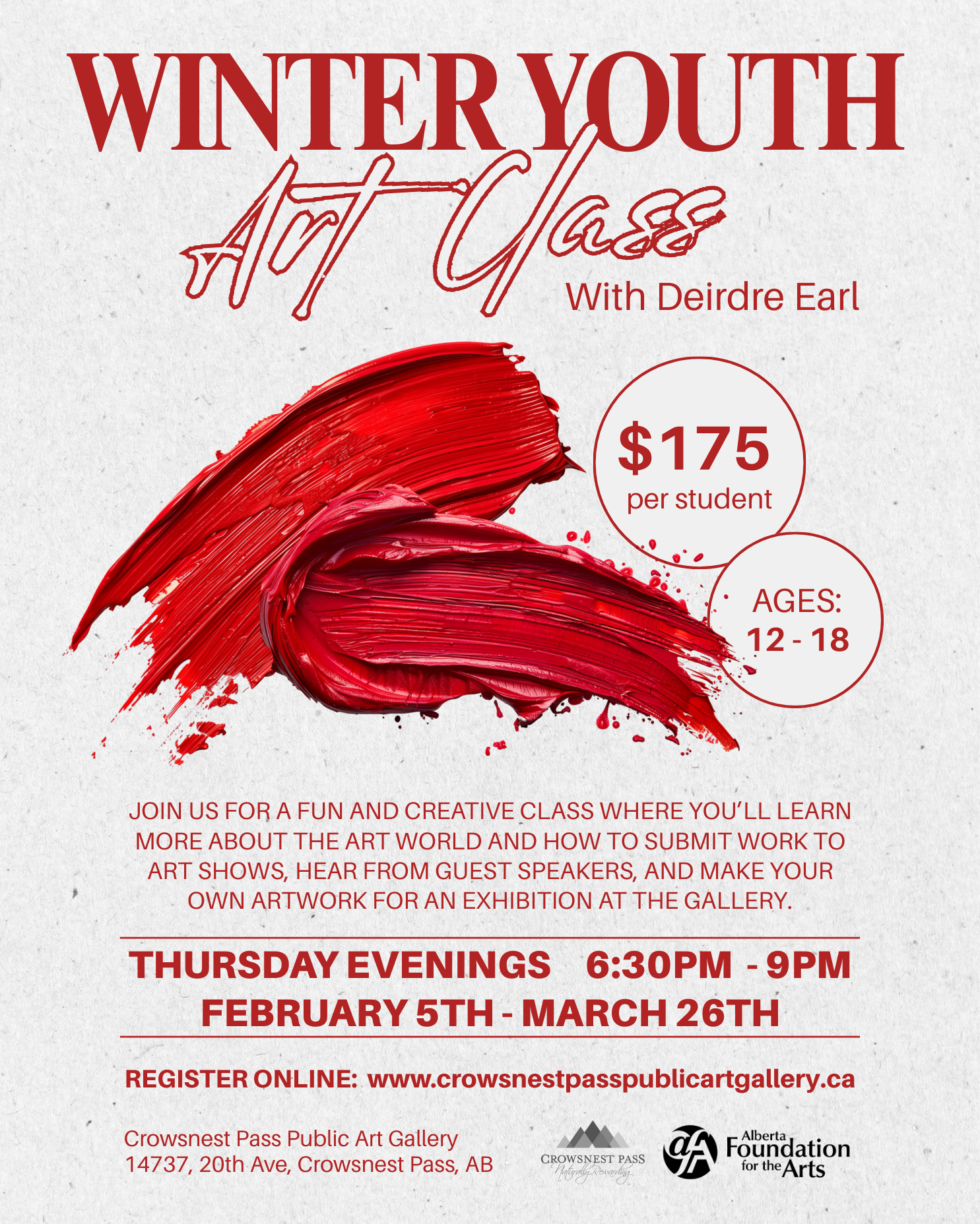 Winter Youth Art Class