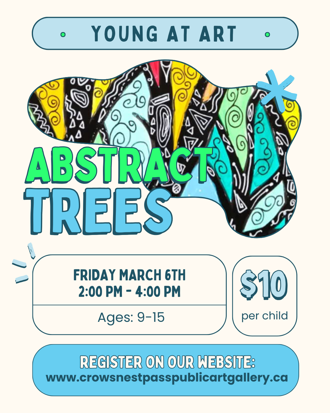 Young at Art - Abstract Trees