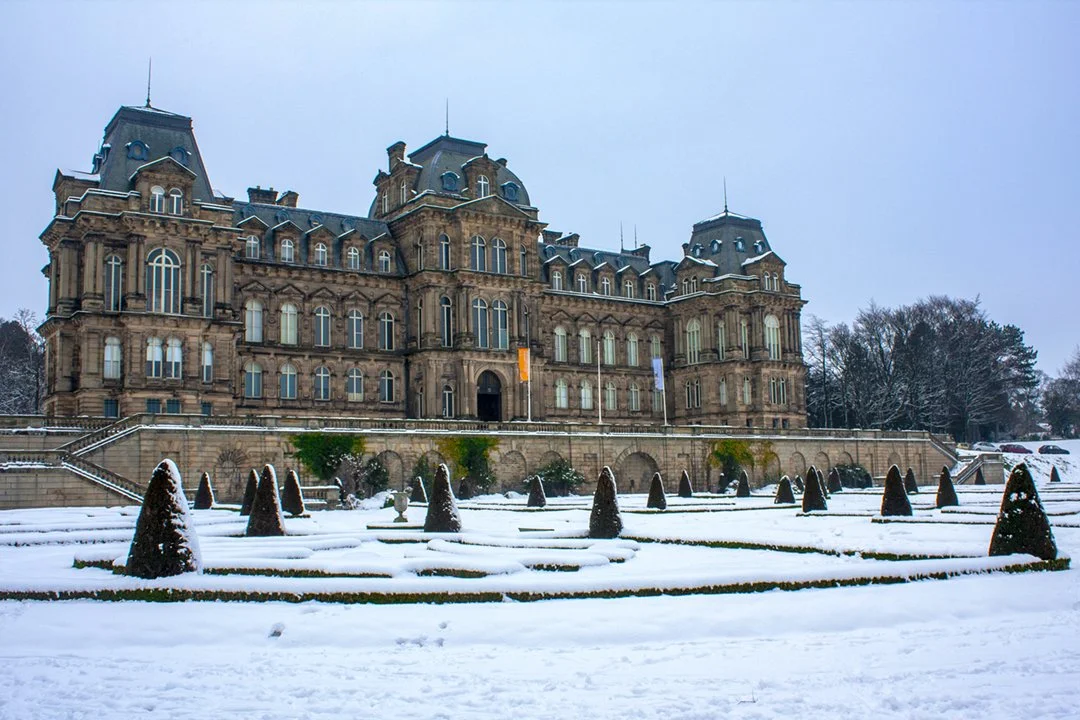 Bowes Museum, winter