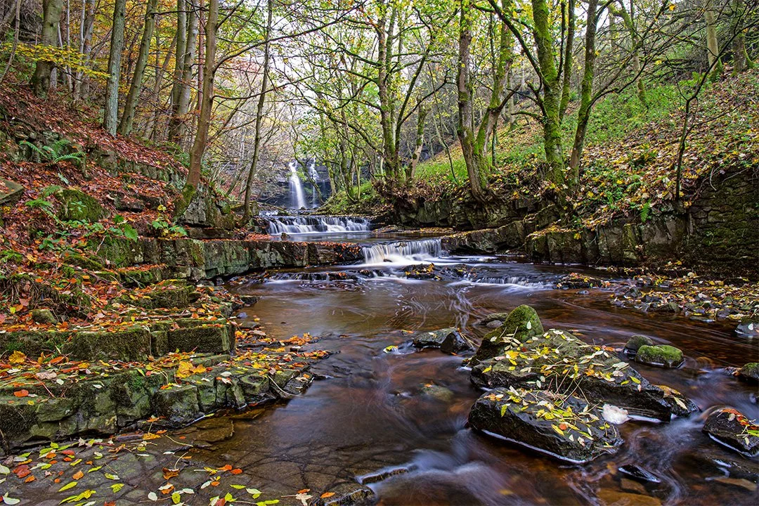 Bowlee Beck and Summerhill Force, Autumn #2 (Q: do you prefer moving water 'milky' or sharp? Please send me your answer through 'Contact me' - thanks.)